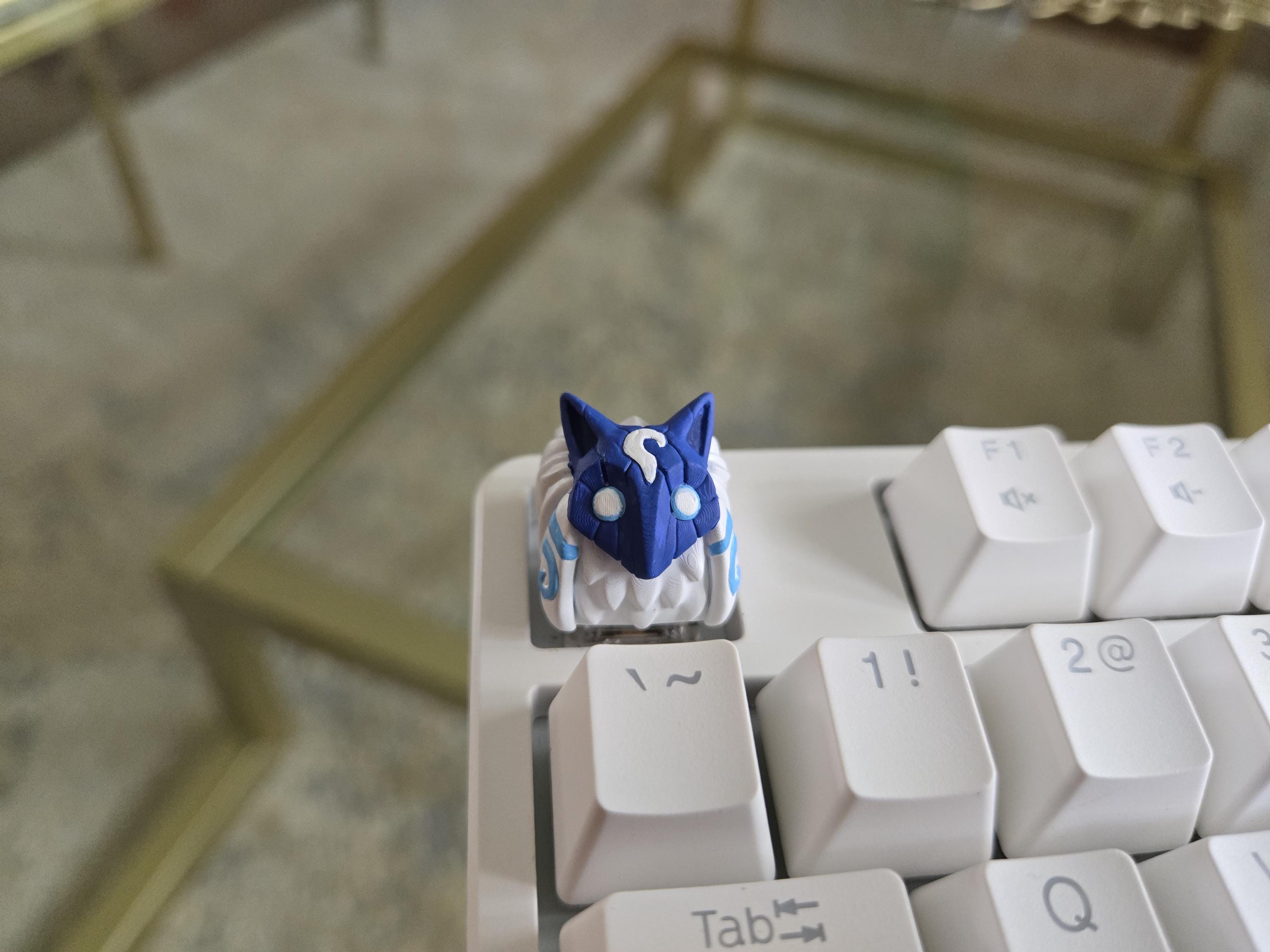 Video Game Kindred Keycap - Hand Painted Cute Keycap Designs, Cherry MX, League of Legends