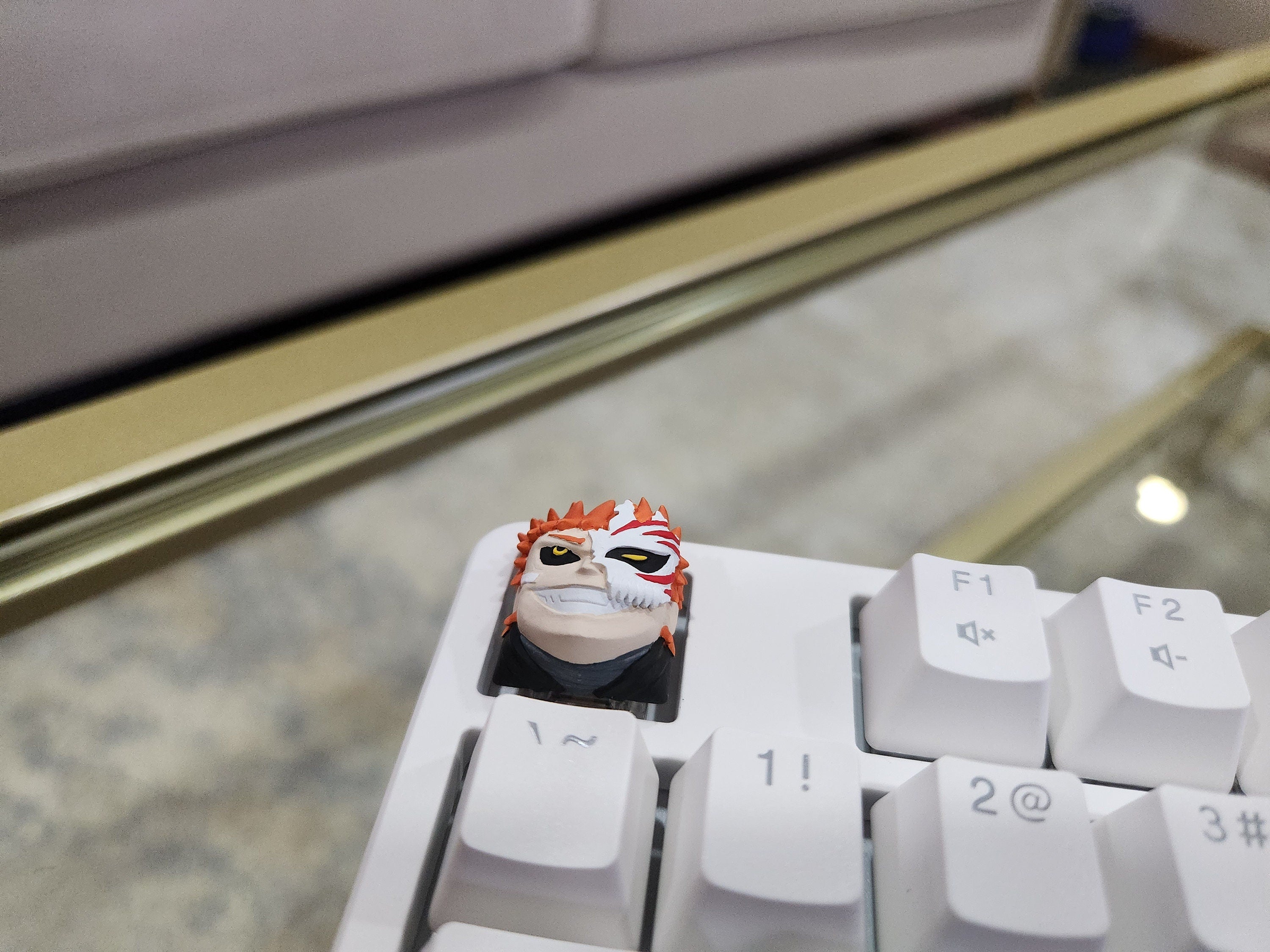 Anime Keycap - Hand Painted, Cute Keycap Designs, Cherry MX