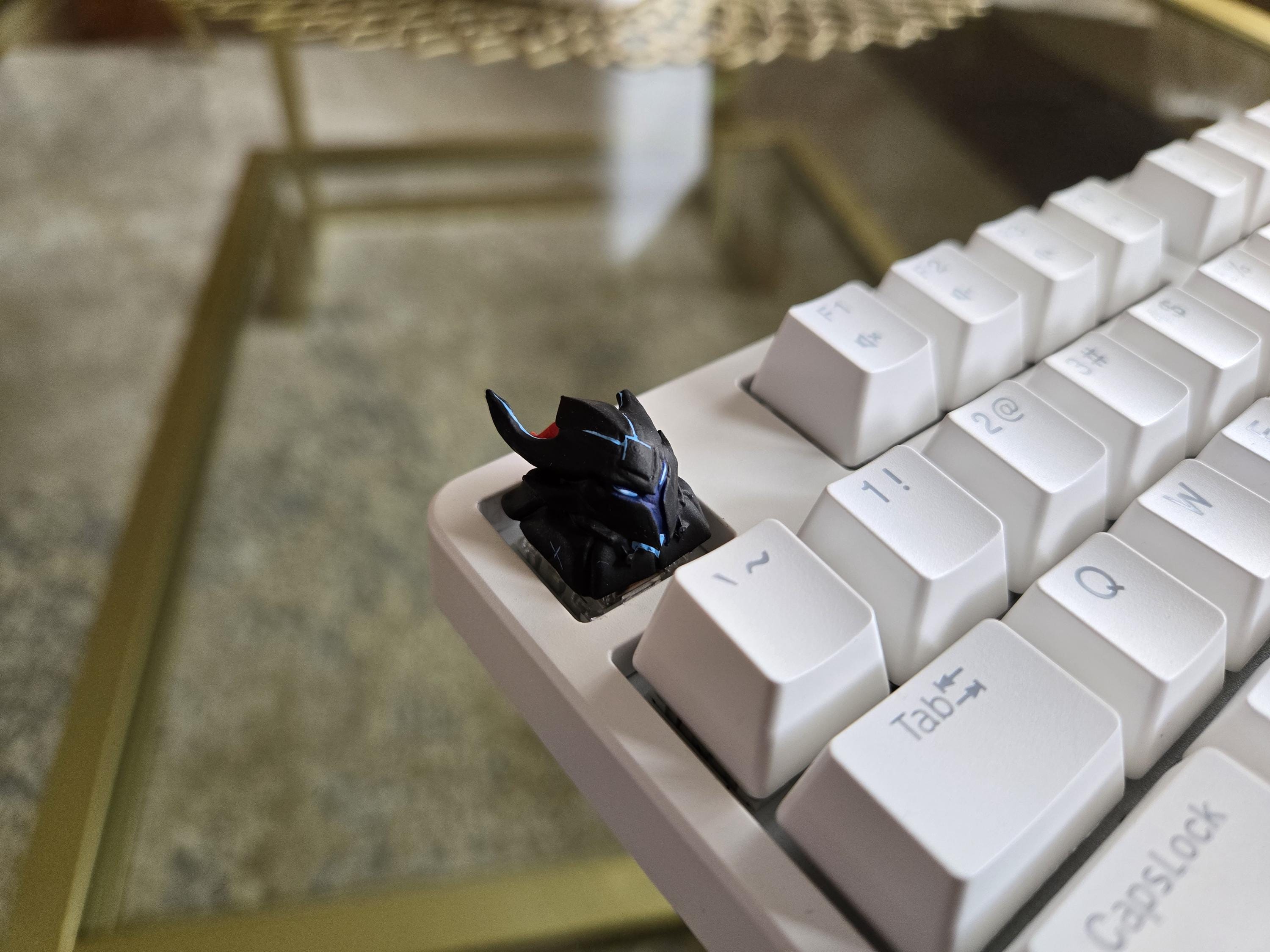 Igris Anime Keycap - Hand Painted, Cute Keycap Designs, Cherry MX