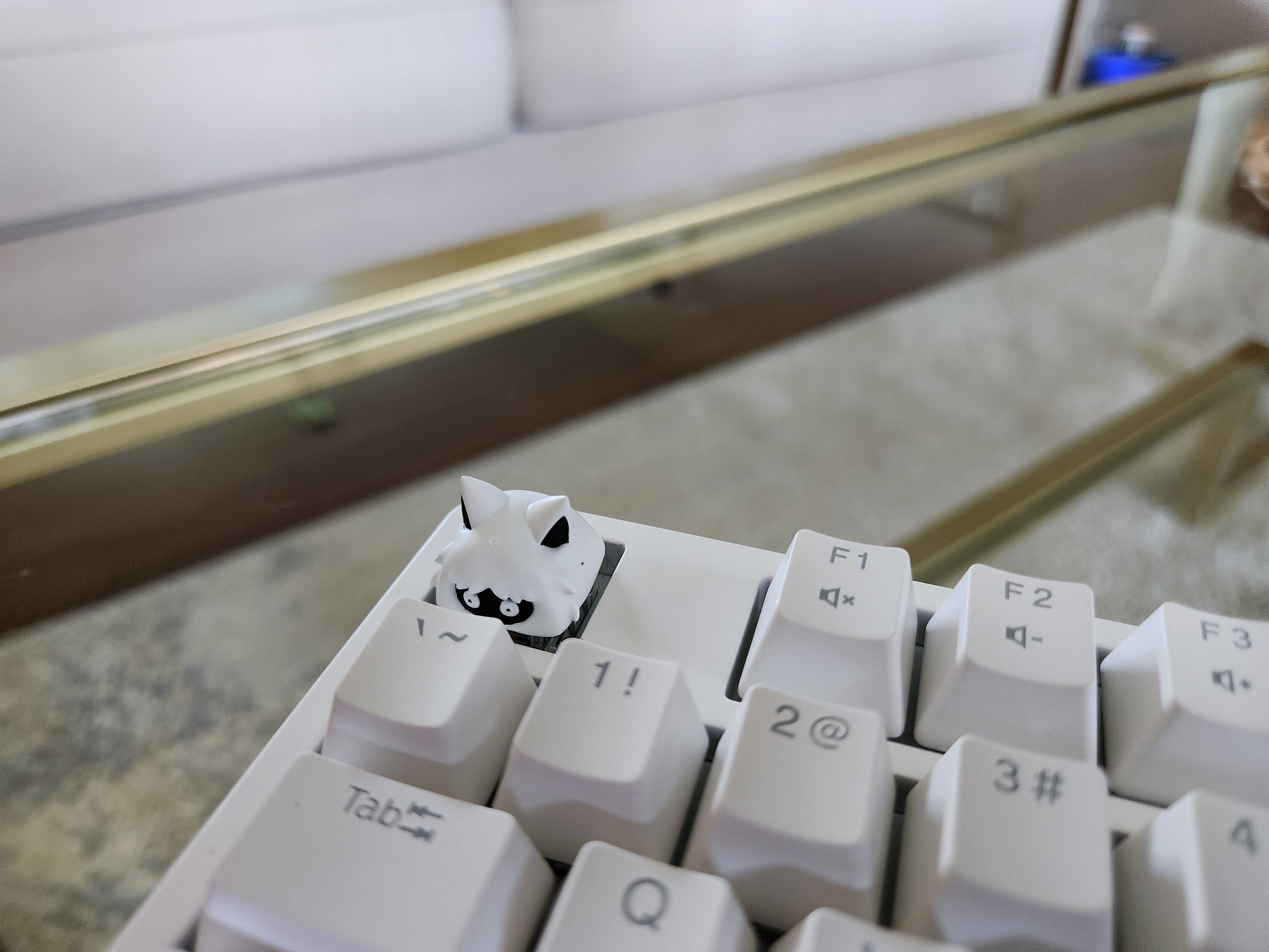 Palworld Wumpo Video Game Keycap - Hand Painted Cute Keycap Designs, Cherry MX