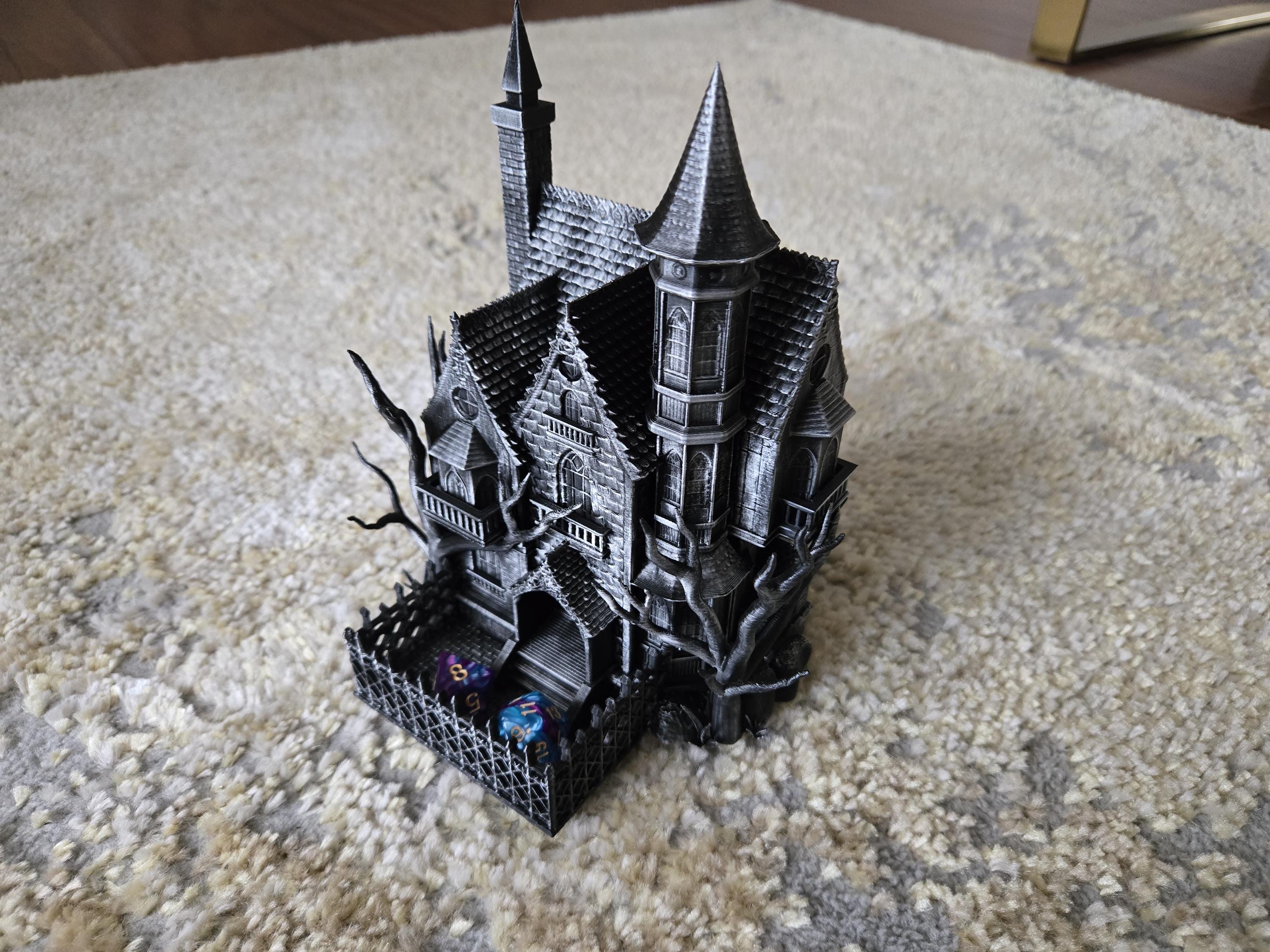 Haunted House Dice Tower - D&D Dice Tower