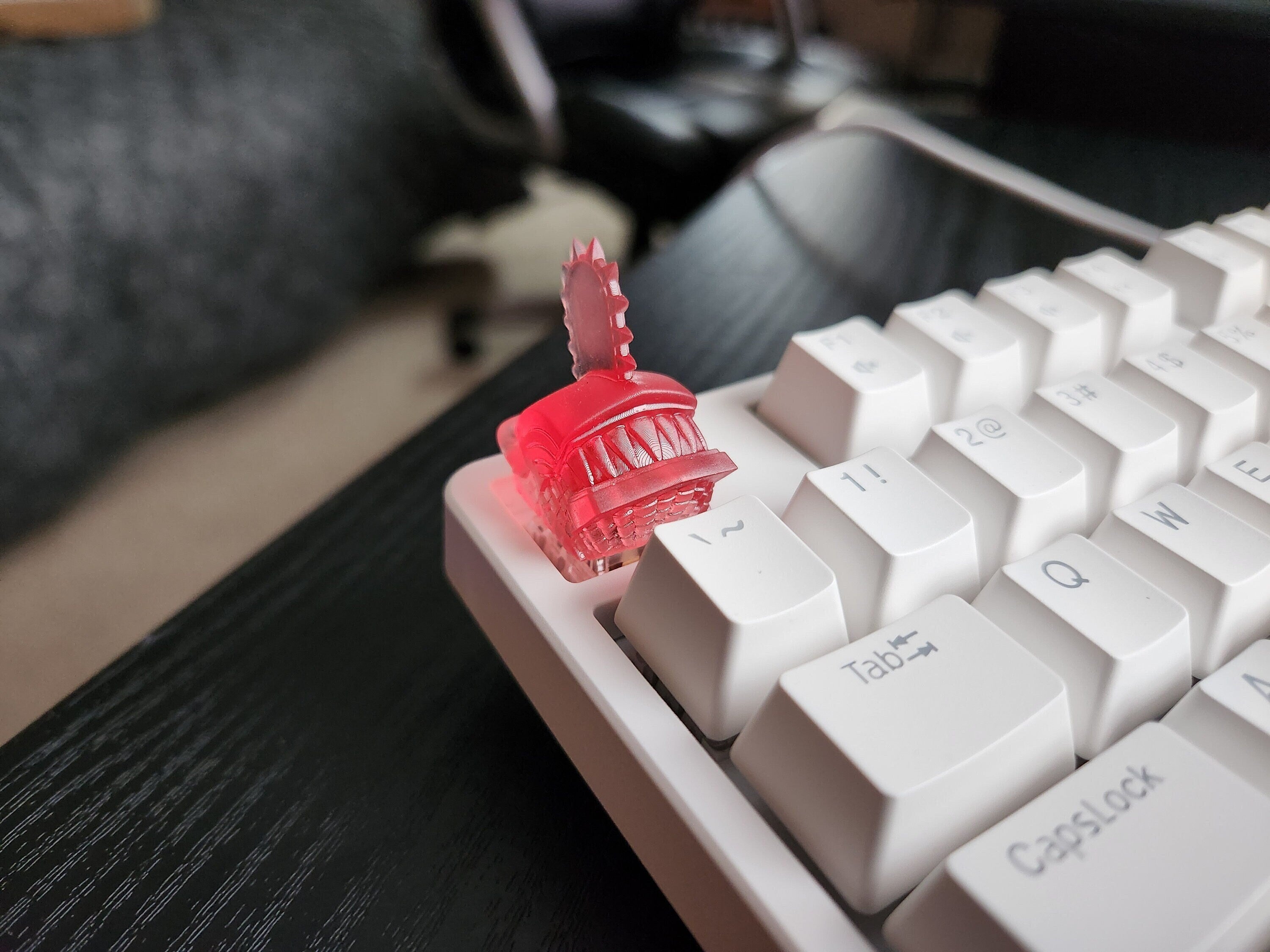 Anime Keycap - Clear Transparent Cute Keycap Designs, Cherry MX, Multiple Colors