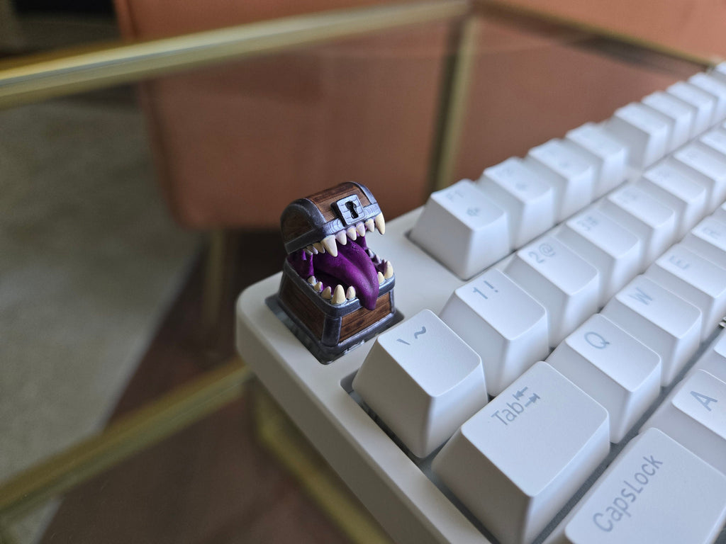 Mimic Chest Keycap - Hand Painted Cute Keycap Designs, Cherry MX