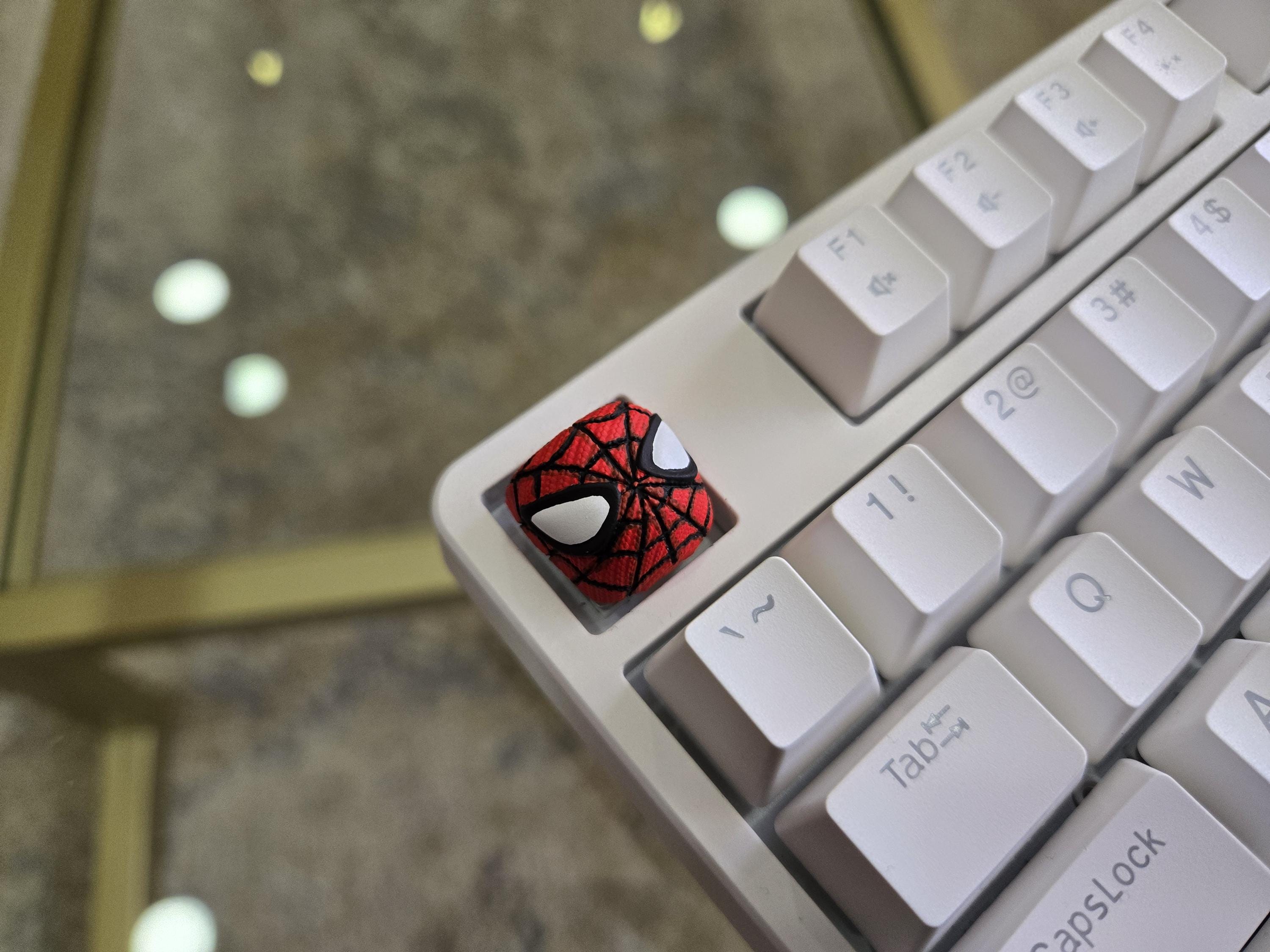 Video Game Spider Keycap - Hand Painted Cute Keycap Designs, Cherry MX