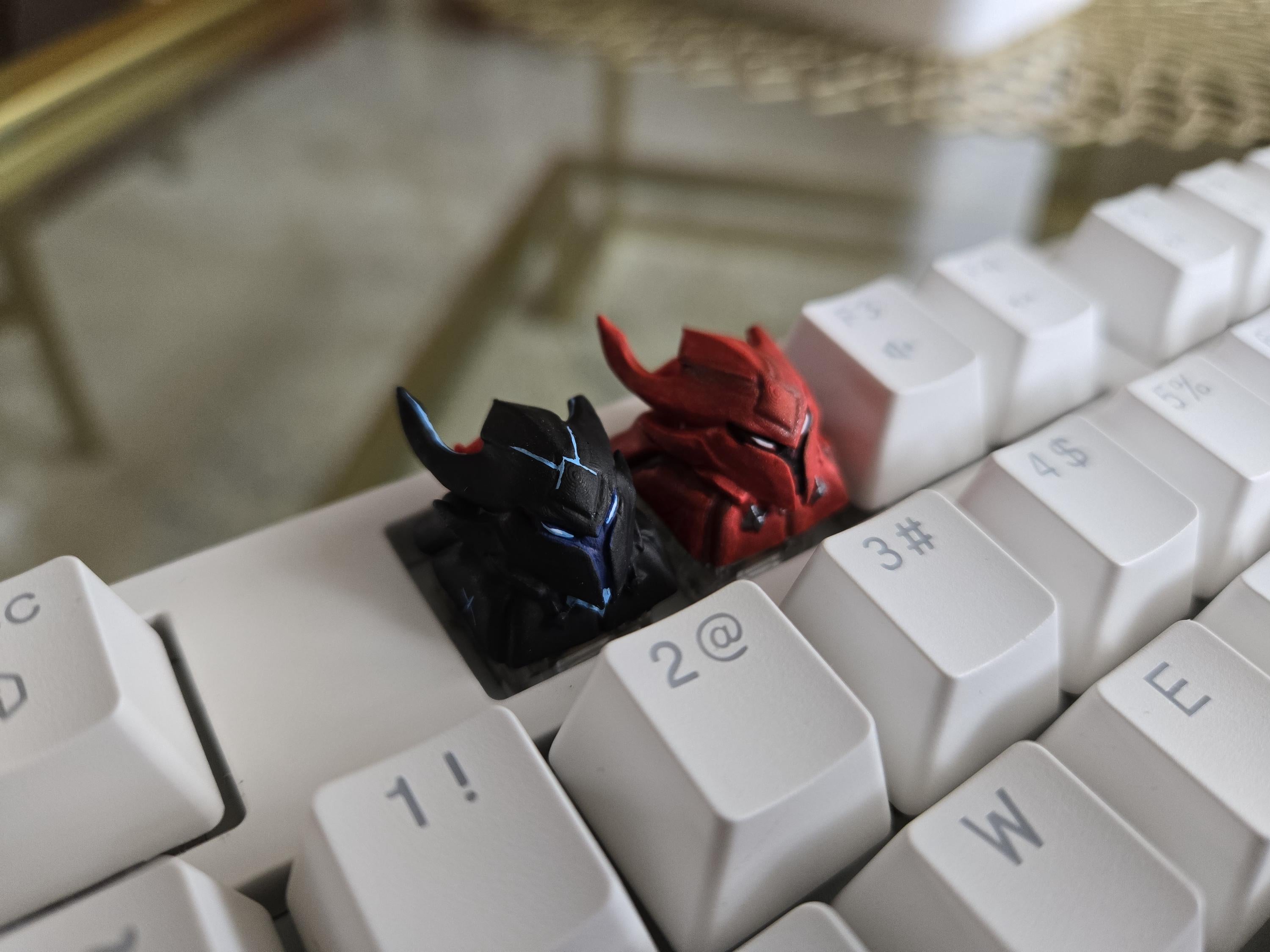 Igris Anime Keycap - Hand Painted, Cute Keycap Designs, Cherry MX