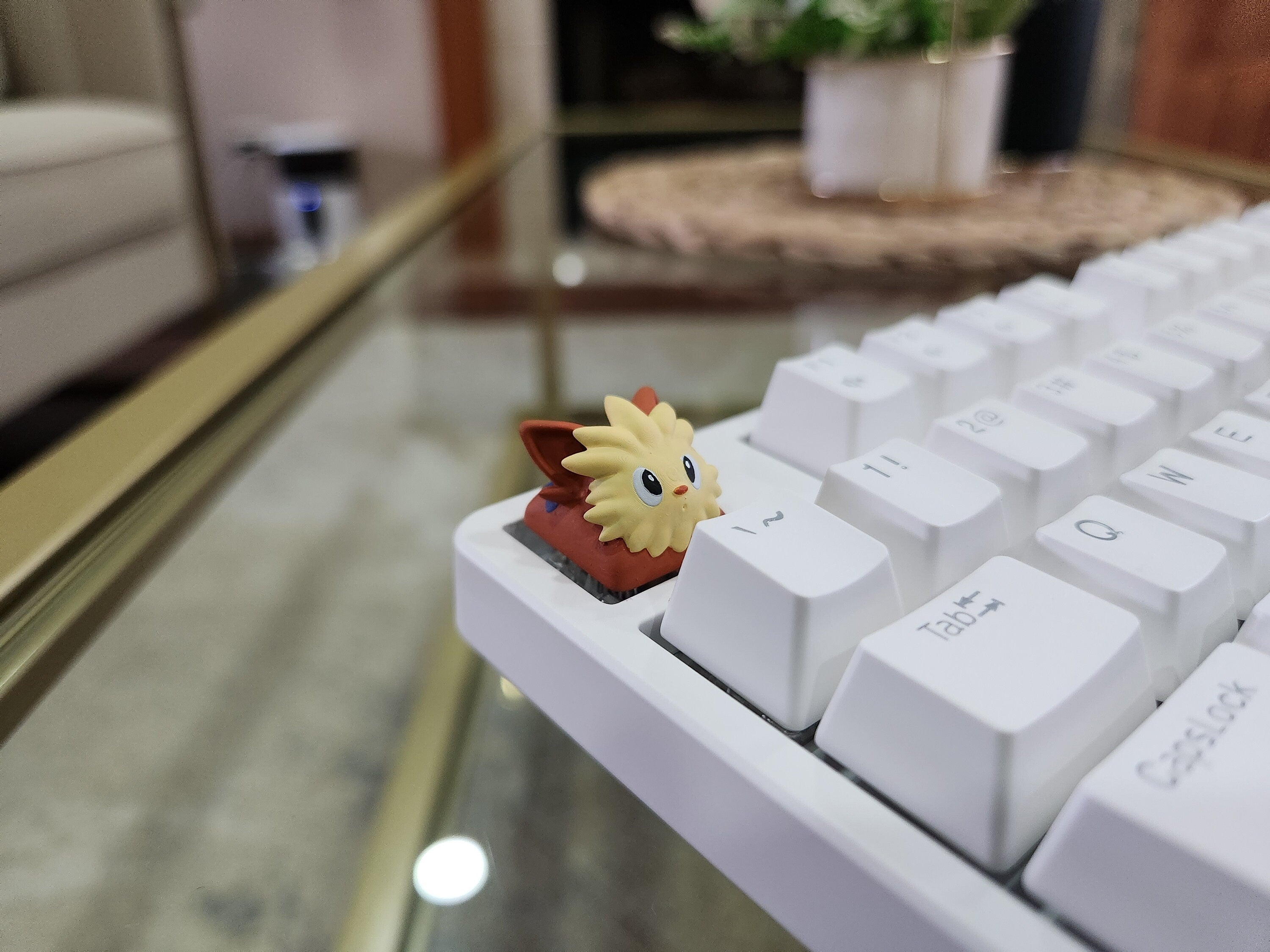 Anime Lillipup Keycap - Hand Painted Cute Keycap Designs, Cherry MX