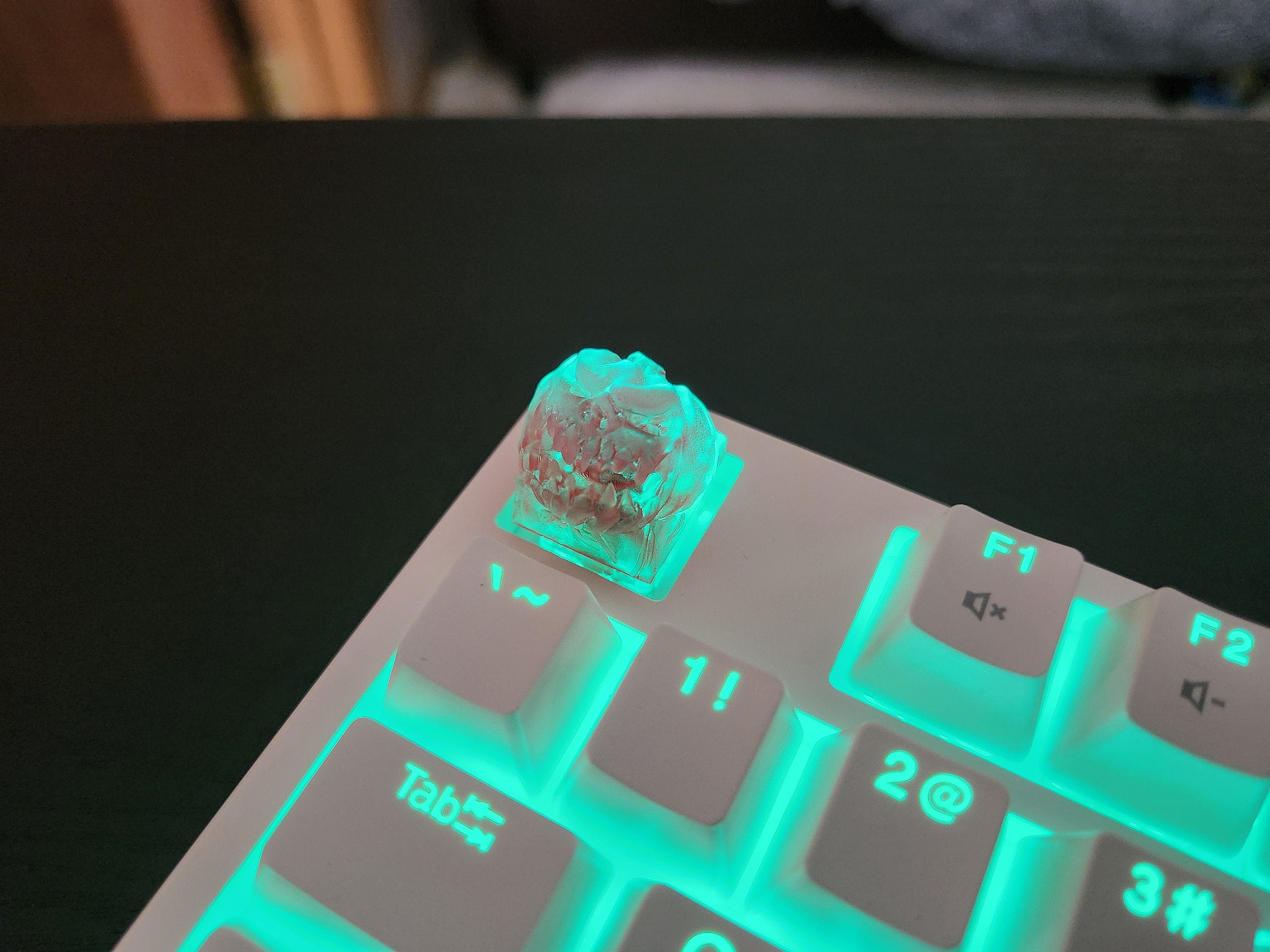 Hollow Pumpkin Keycap - Clear Transparent Cute Keycap Designs, Cherry MX, Multiple Colors