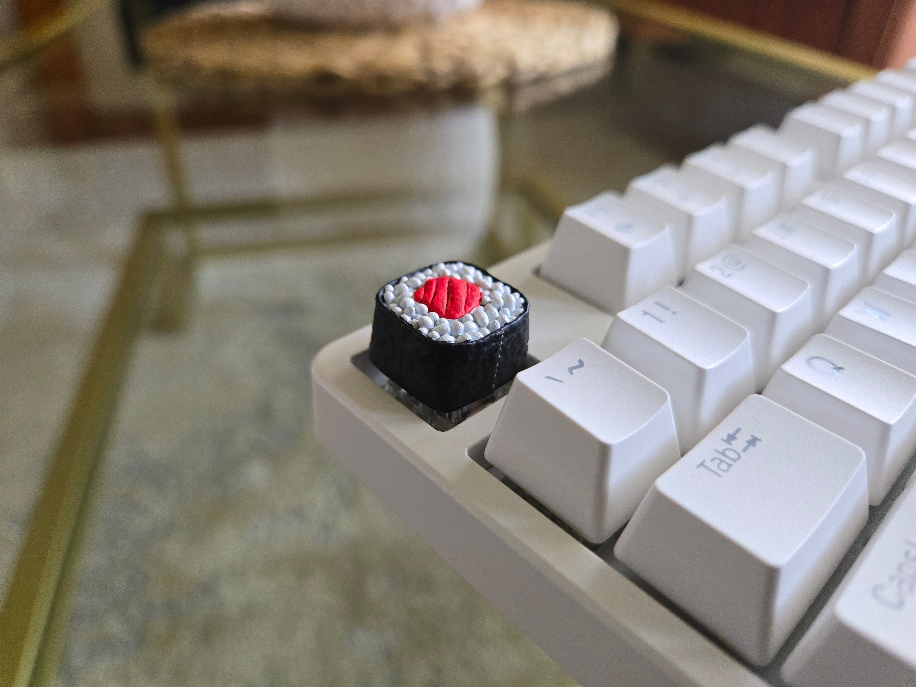 Sushi Keycap - Hand Painted Cute Keycap Designs, Cherry MX