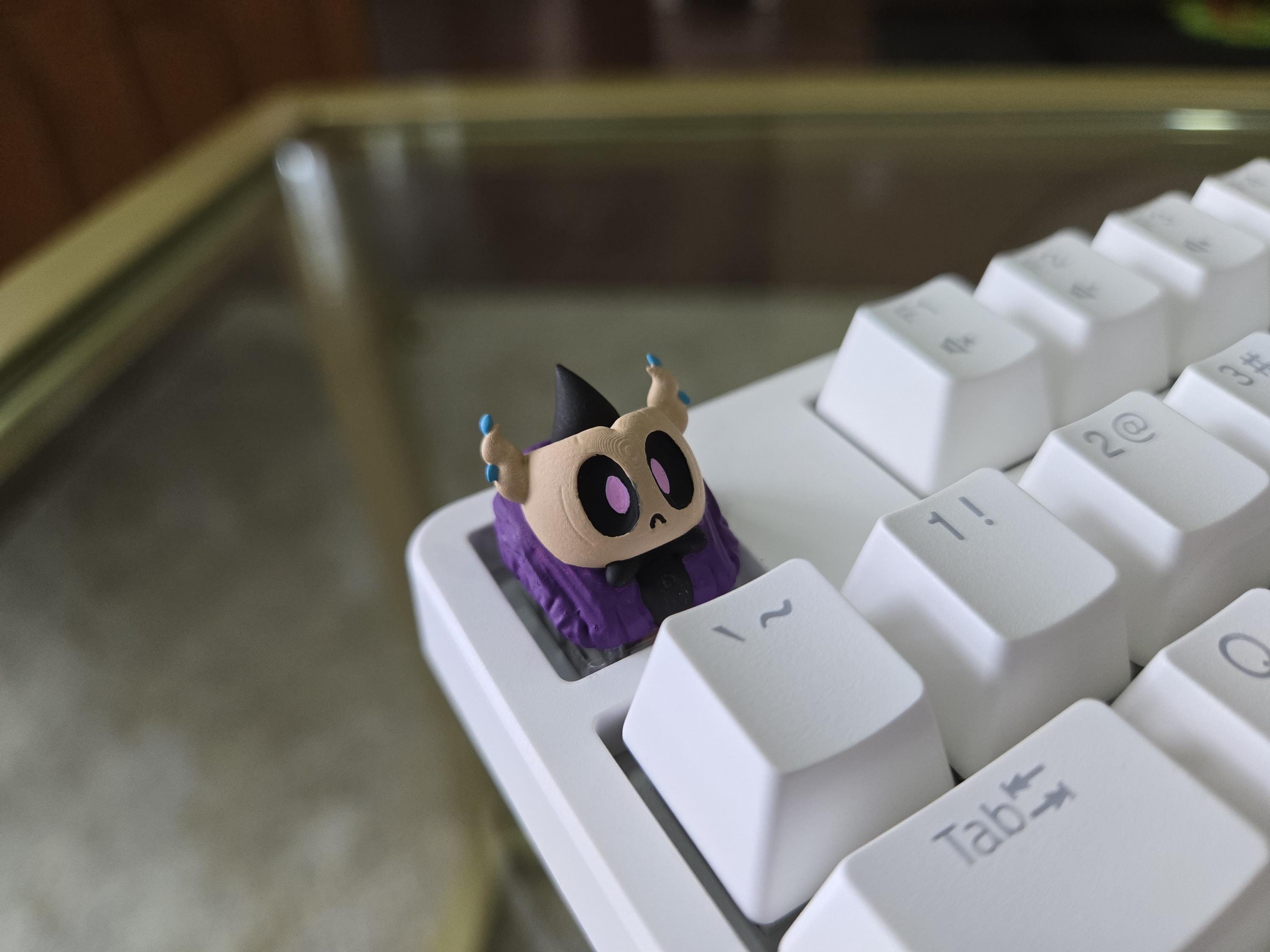 Anime Phantump Keycap - Halloween Hand Painted Cute Keycap Designs, Cherry MX