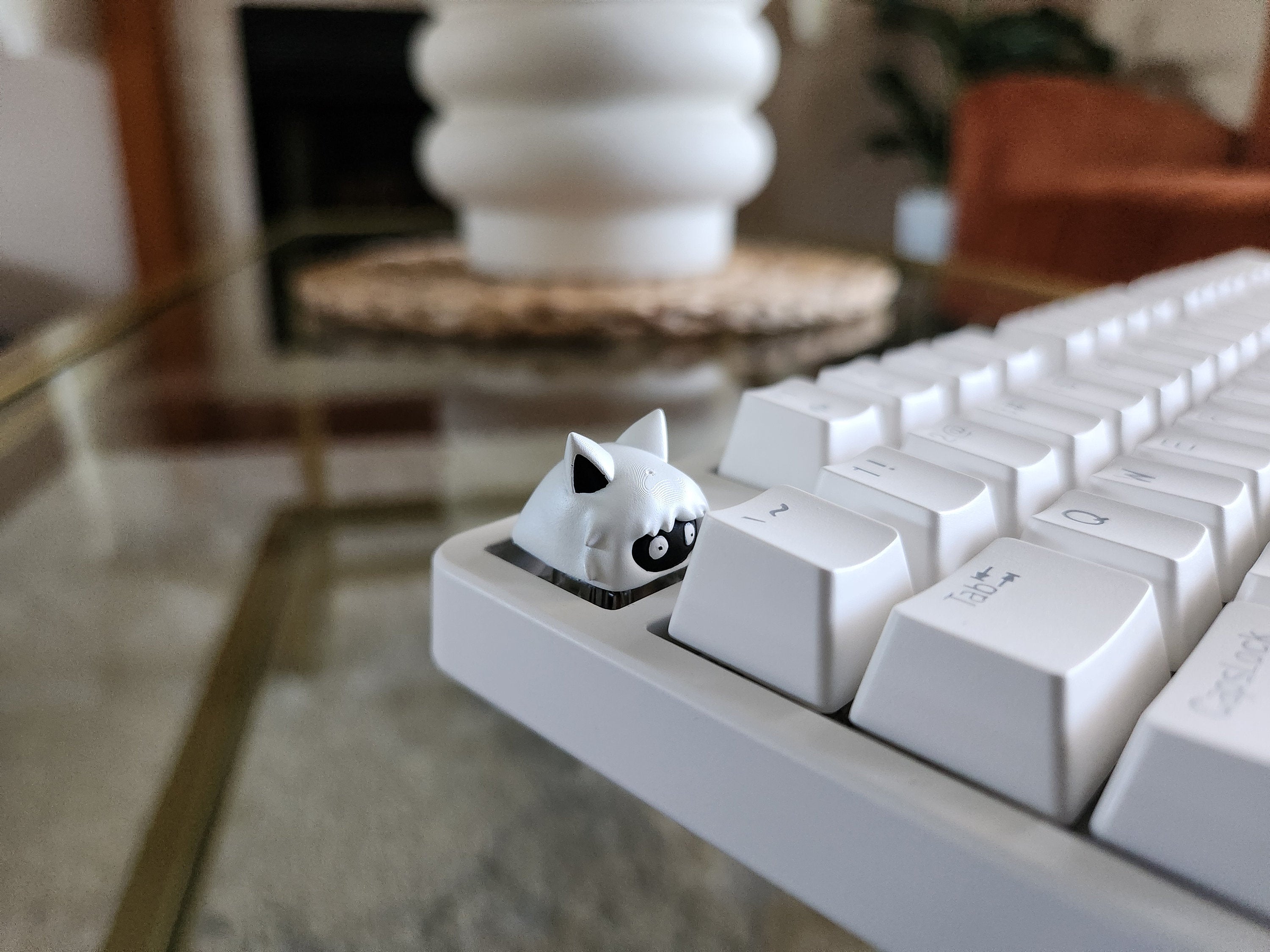 Palworld Wumpo Video Game Keycap - Hand Painted Cute Keycap Designs, Cherry MX