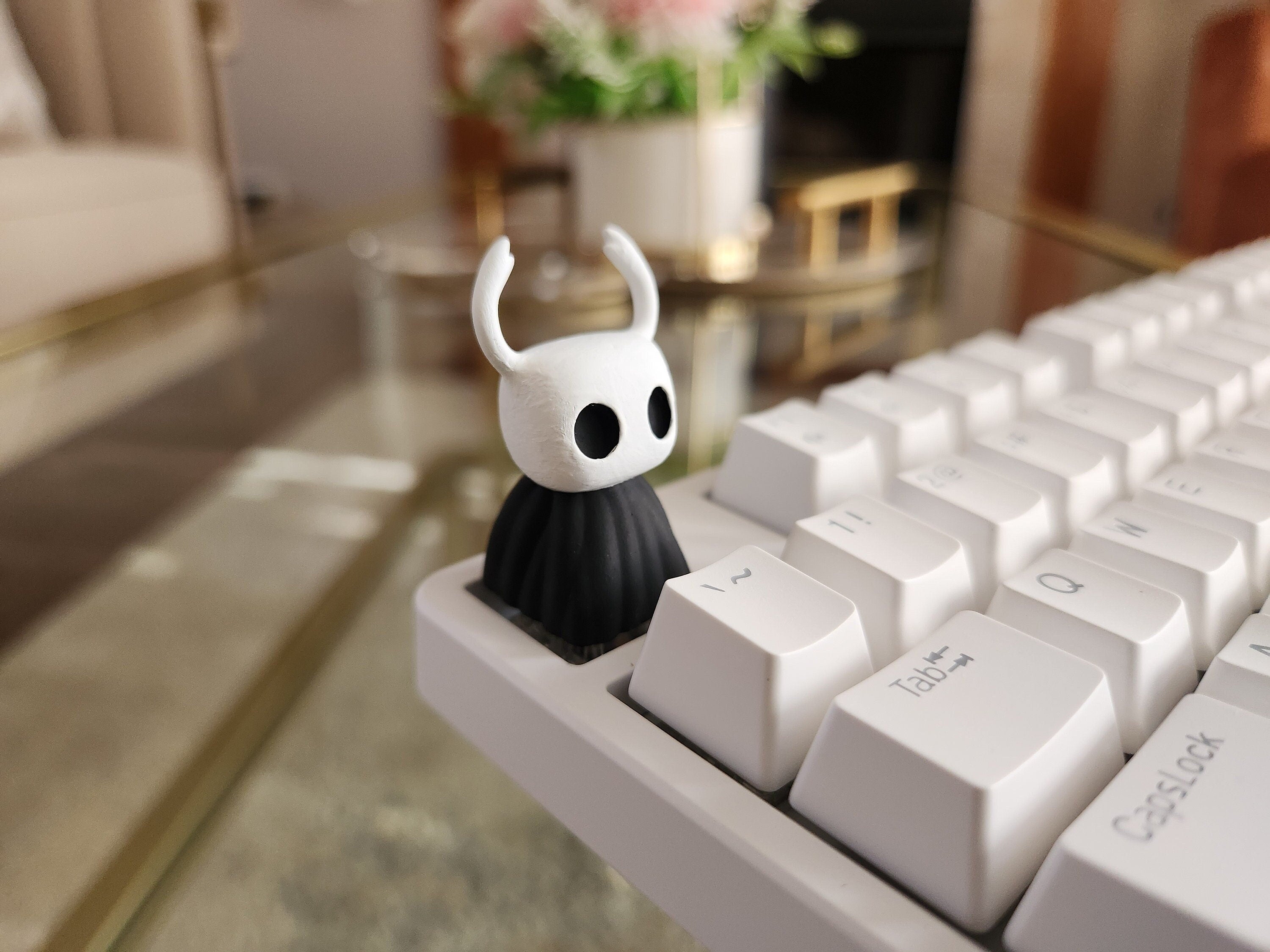 Hollow Knight Keycap - Hand Painted, Cute Keycap Designs, Cherry MX