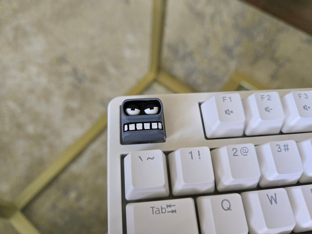 Cartoon Bender Keycap - Hand Painted Cute Keycap Designs, Cherry MX