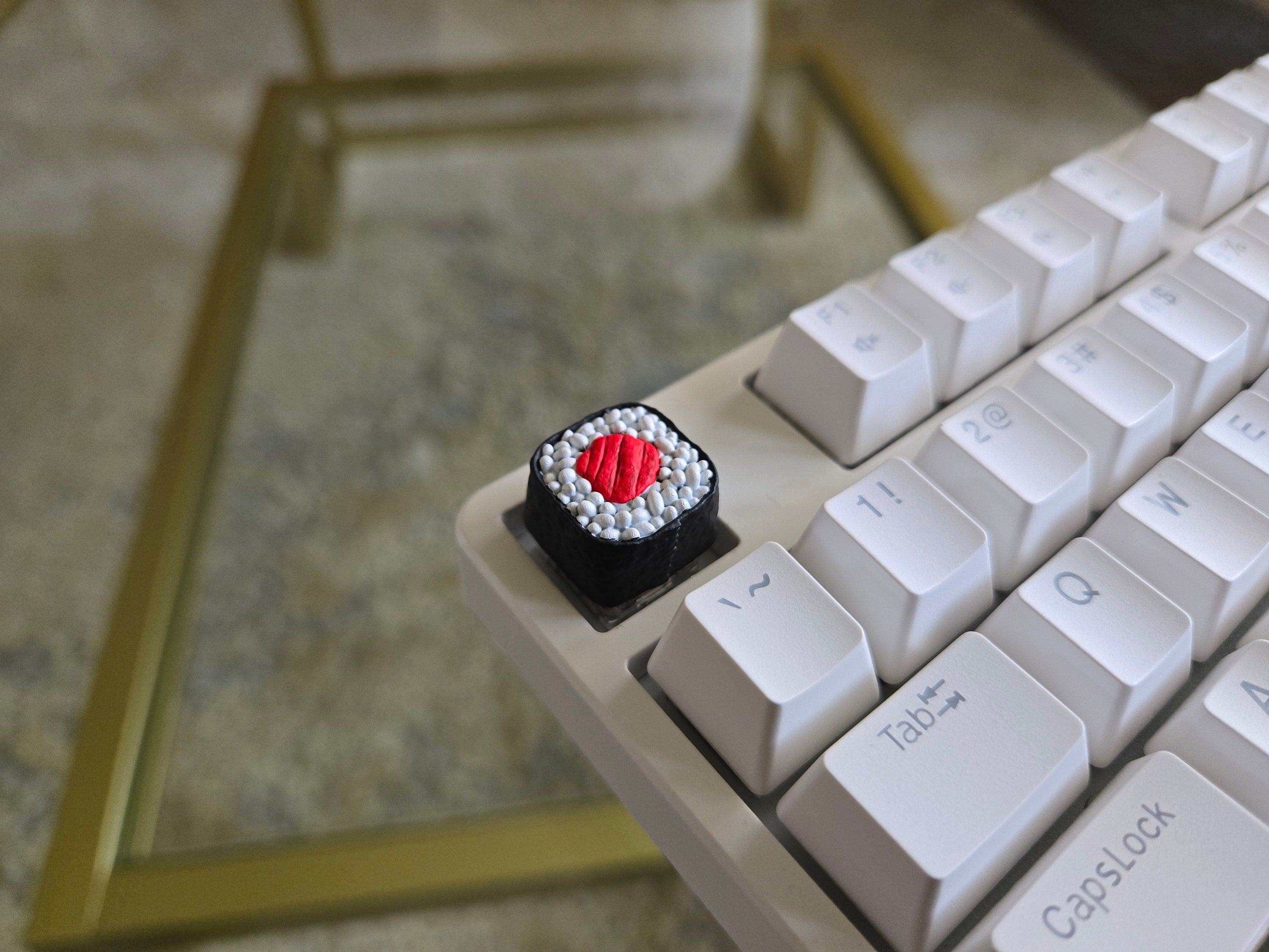 Sushi Keycap - Hand Painted Cute Keycap Designs, Cherry MX