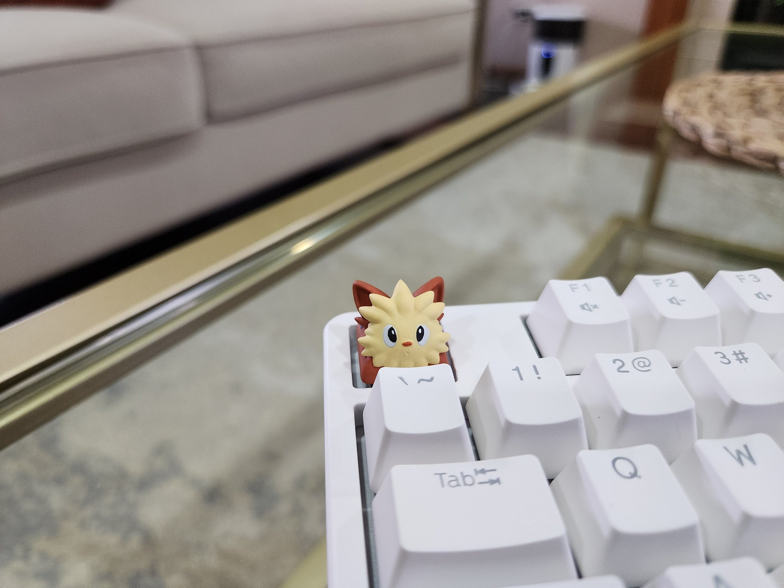 Anime Lillipup Keycap - Hand Painted Cute Keycap Designs, Cherry MX