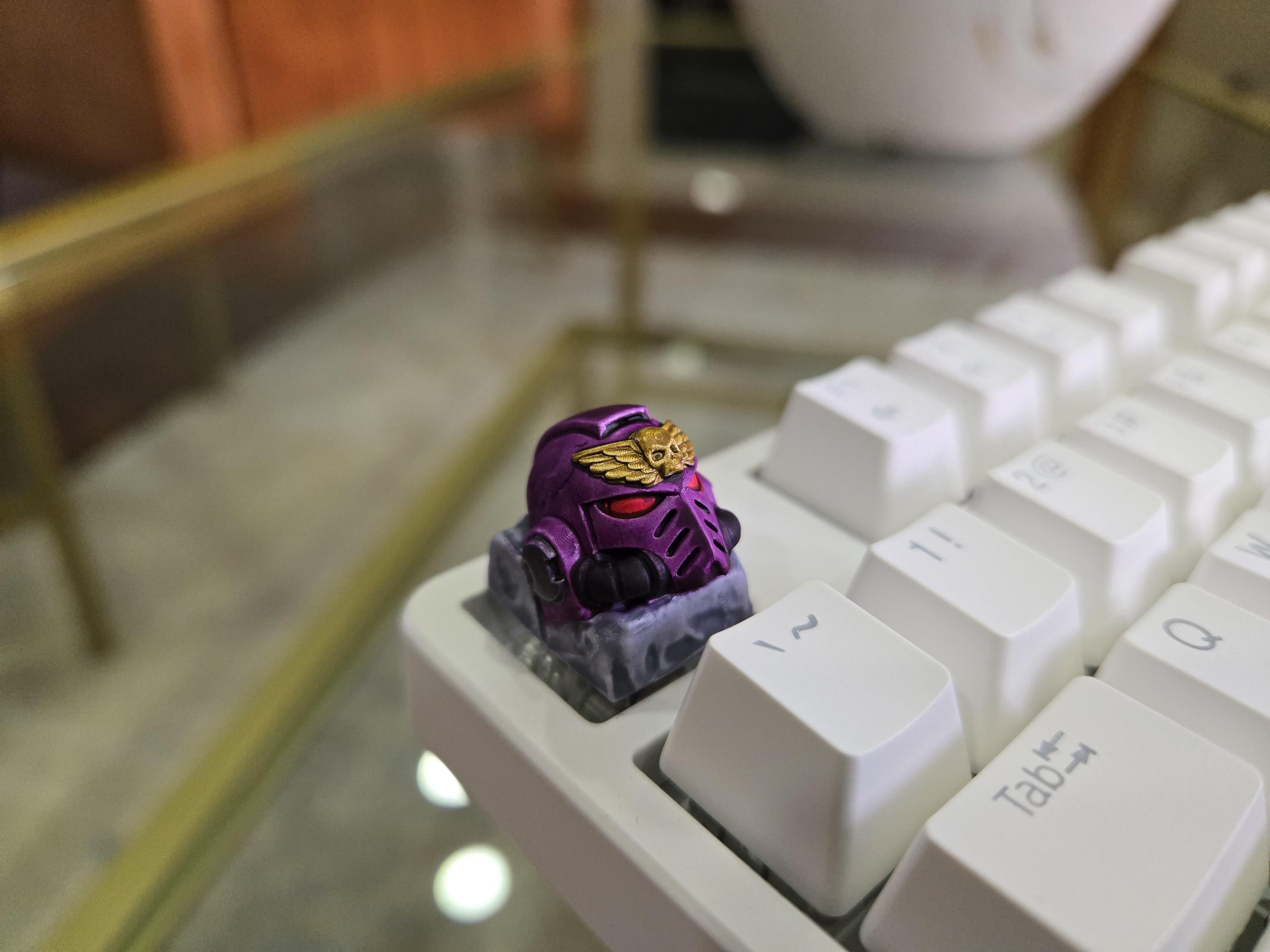 Marine Keycap - Hand Painted Cute Keycap Designs, Cherry MX