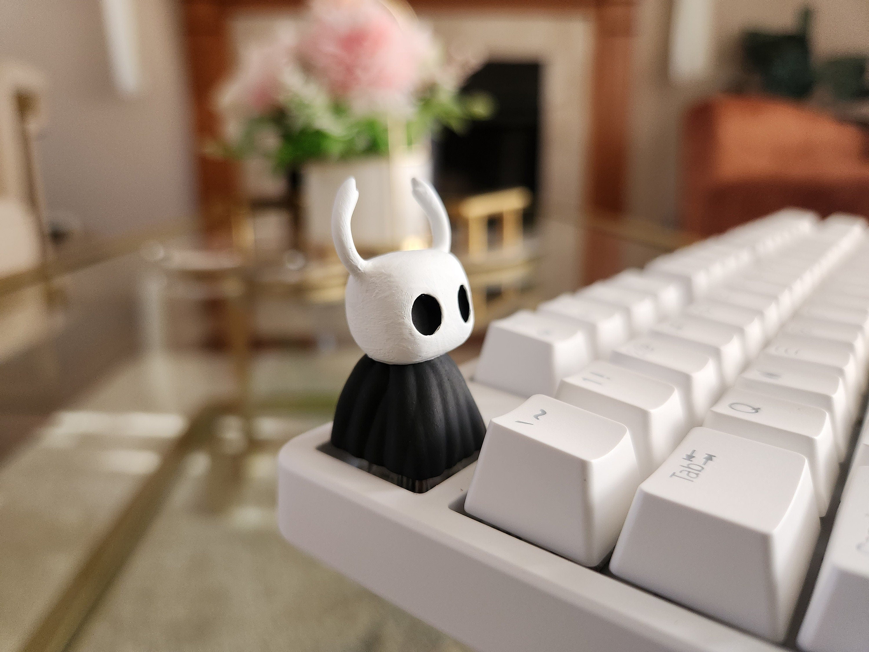 Hollow Knight Keycap - Hand Painted, Cute Keycap Designs, Cherry MX