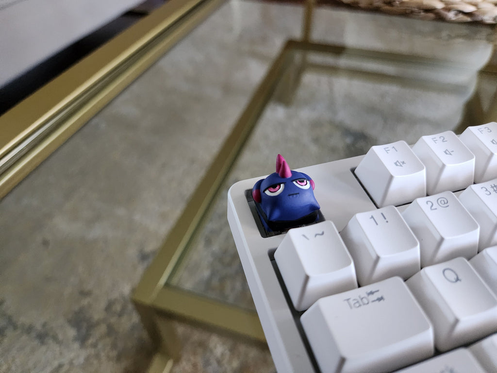 Palworld Depresso Video Game Keycap - Hand Painted Cute Keycap Designs, Cherry MX