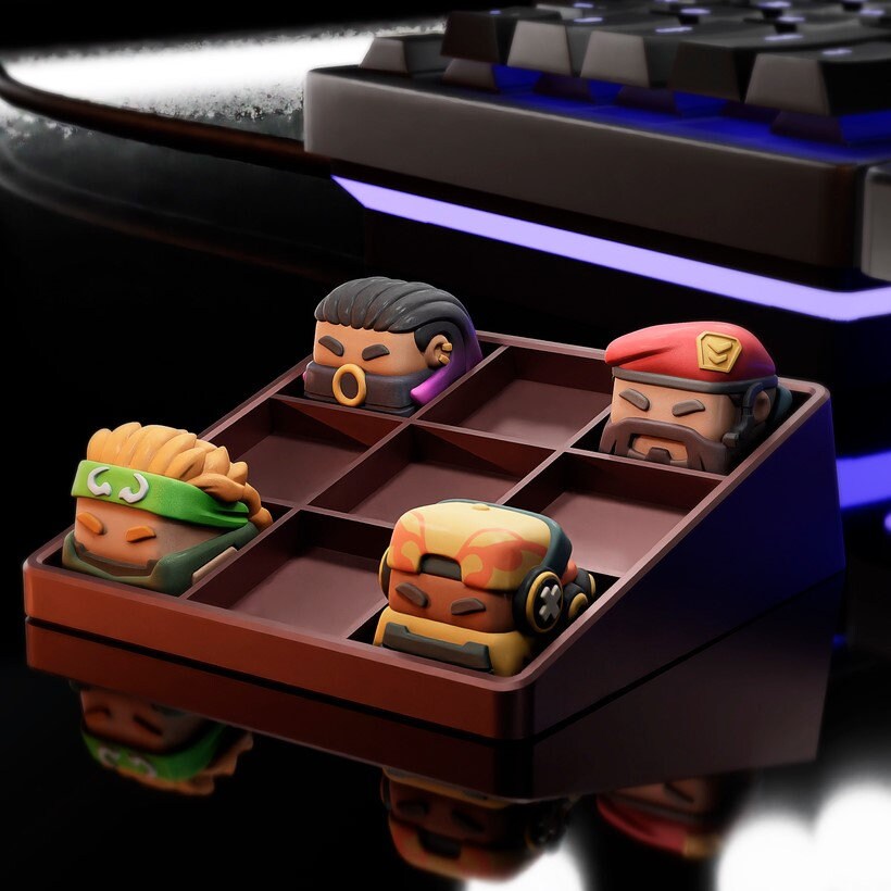 Video Game Keycaps - Hand Painted, Cute Keycap Designs, Cherry MX