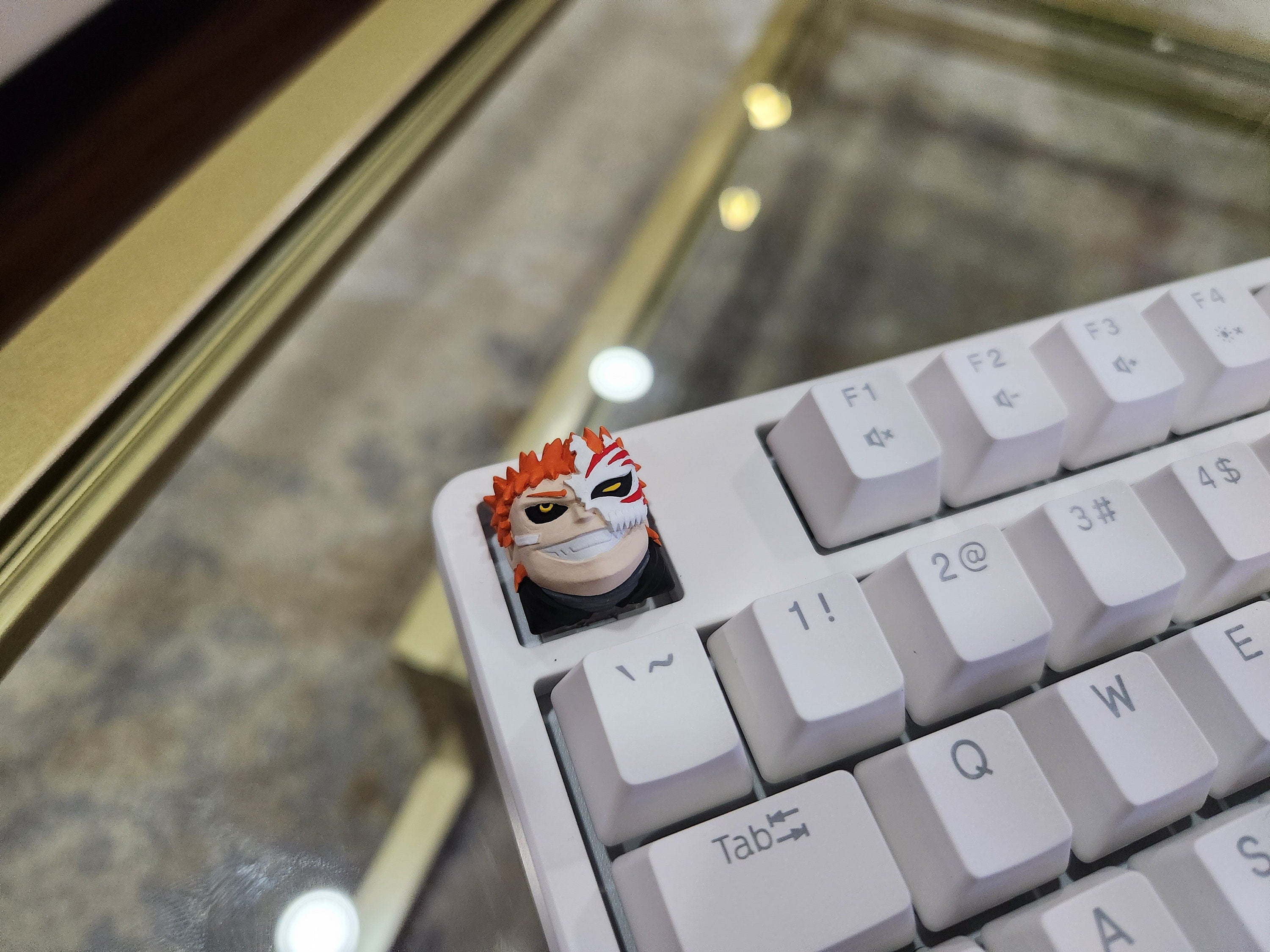 Anime Keycap - Hand Painted, Cute Keycap Designs, Cherry MX