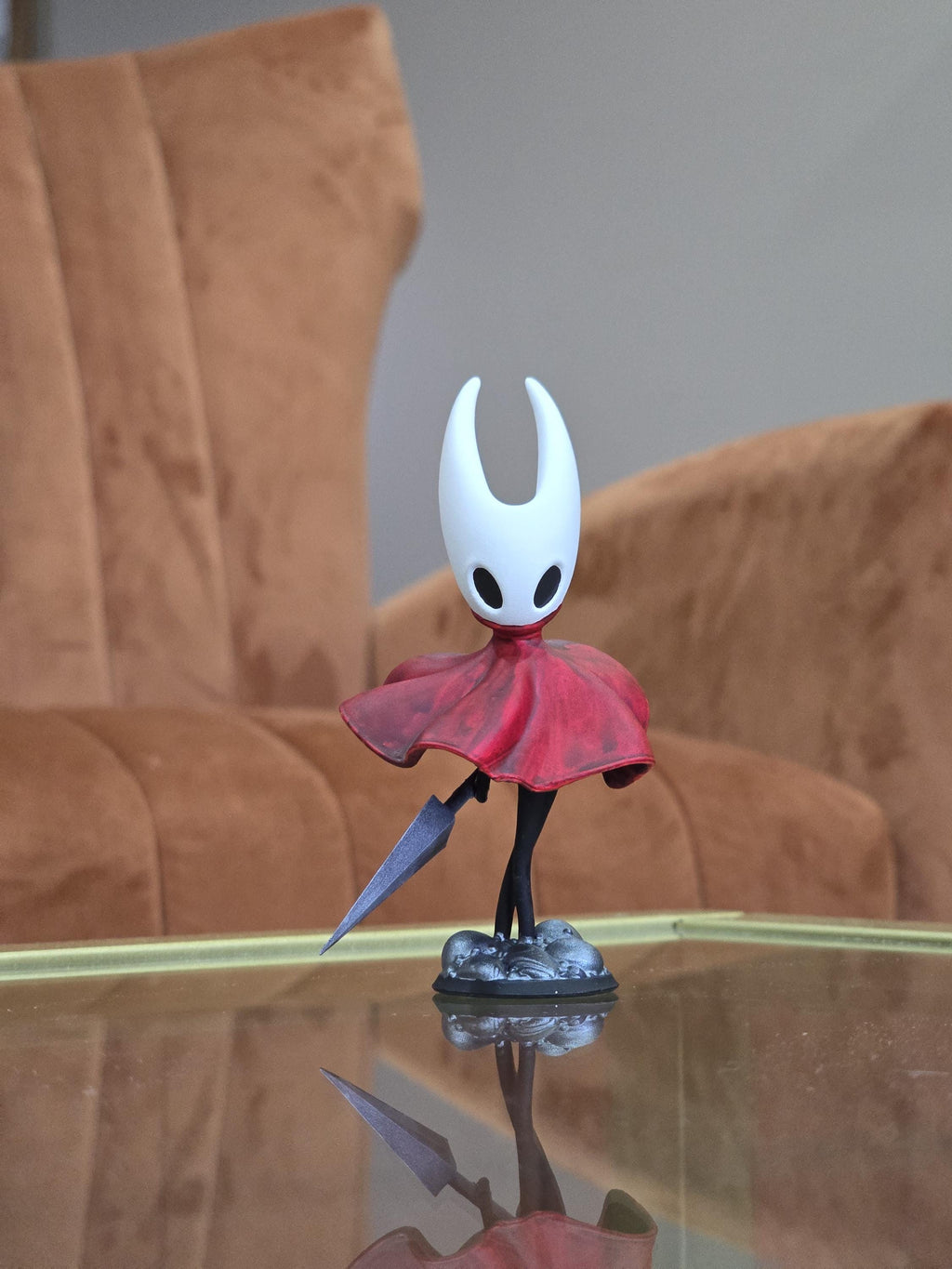 Hollow Knight Silksong Hornet Hand Painted Figure - Full Size 3D Figure Fan Art 200mm Tall