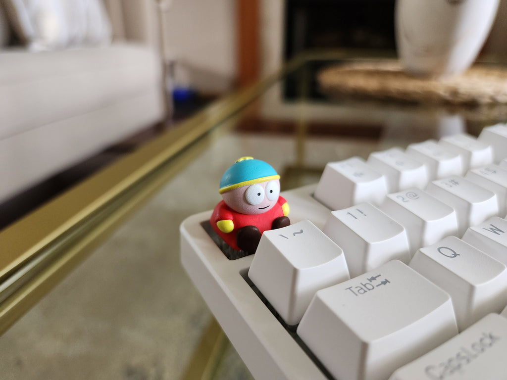 Cartoon Eric Keycap - Hand Painted Cute Keycap Designs, Cherry MX