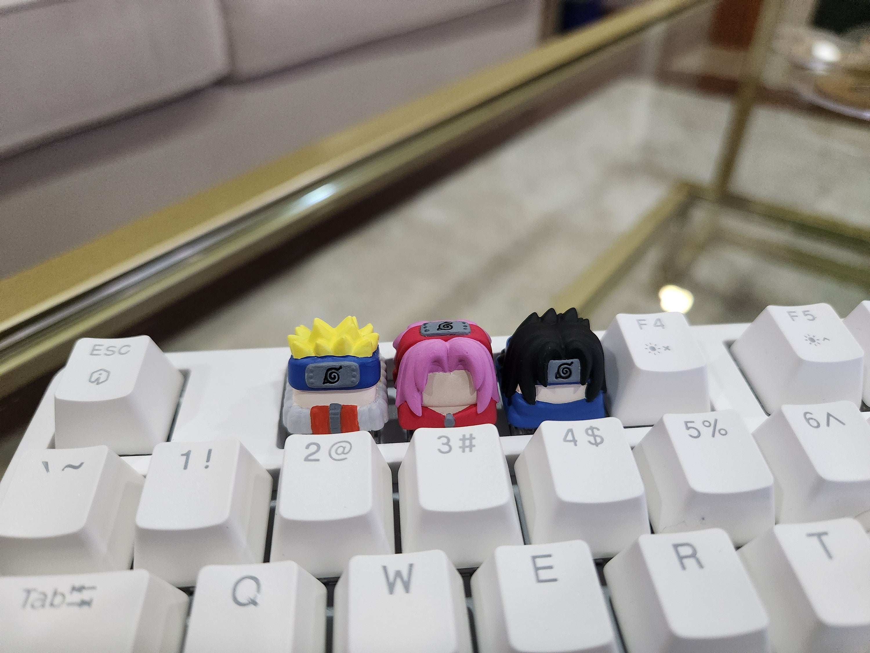 Anime Keycap - Hand Painted, Cute Keycap Designs, Cherry MX, Hiko3D
