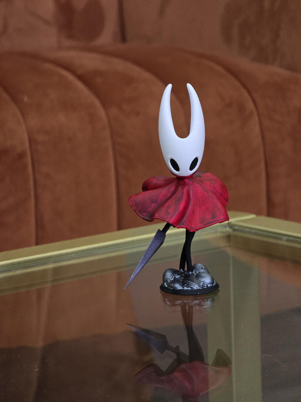 Hollow Knight Silksong Hornet Hand Painted Figure - Full Size 3D Figure Fan Art 200mm Tall