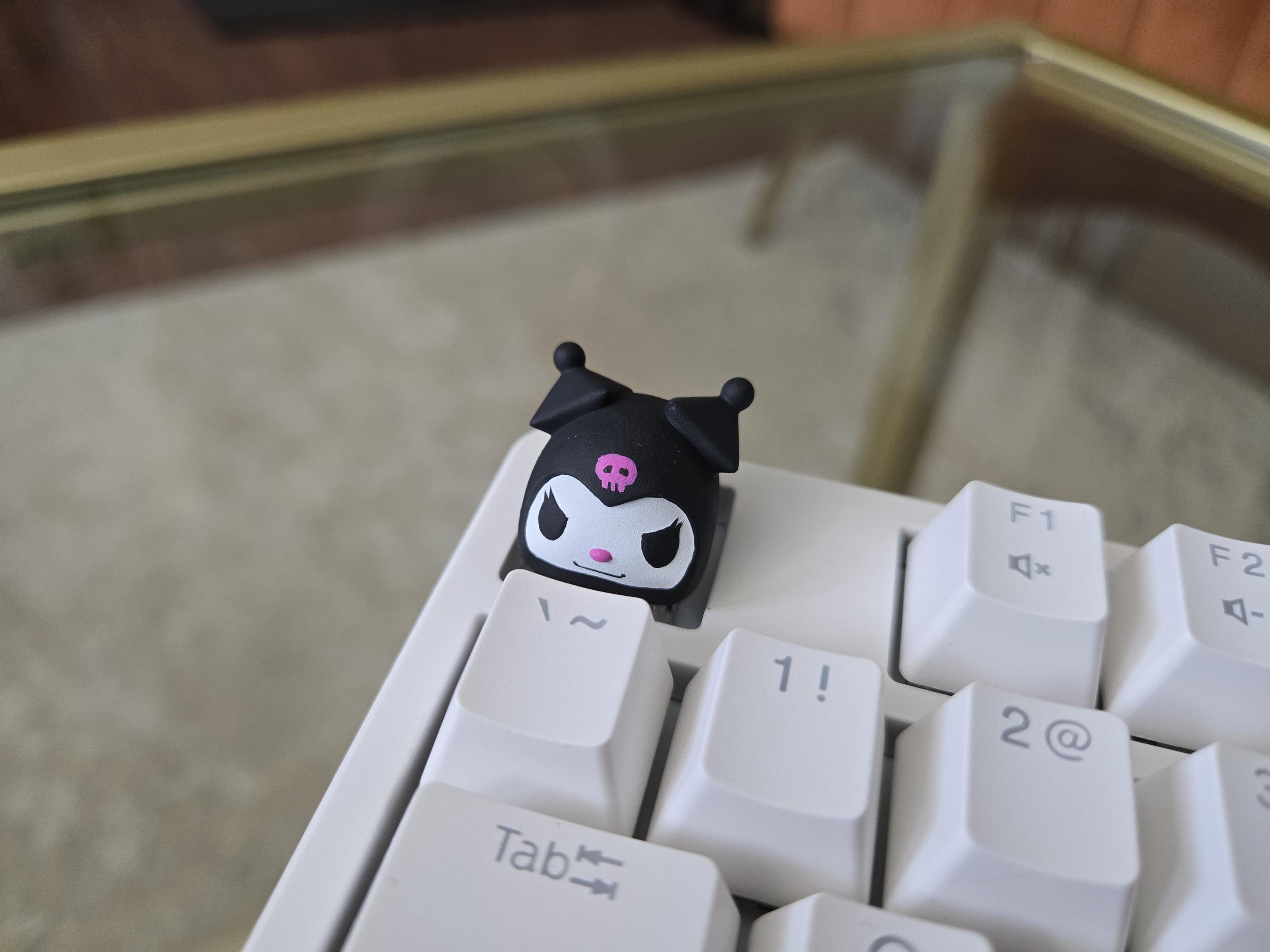 Cartoon Kuromii Keycap - Hand Painted Cute Keycap Designs, Cherry MX