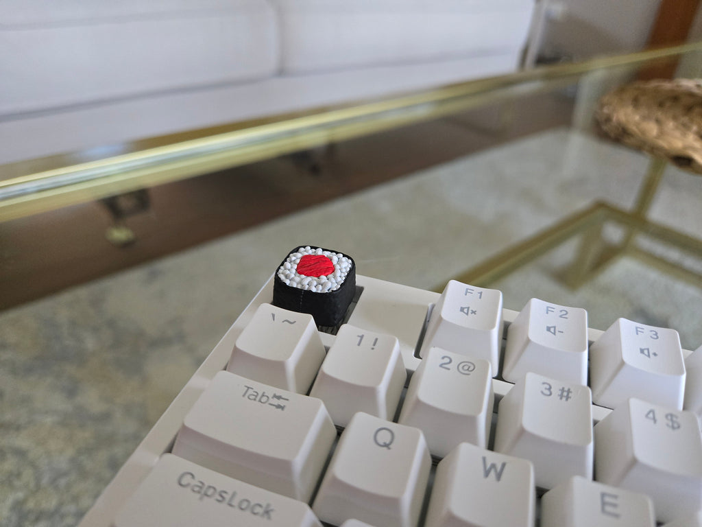 Sushi Keycap - Hand Painted Cute Keycap Designs, Cherry MX