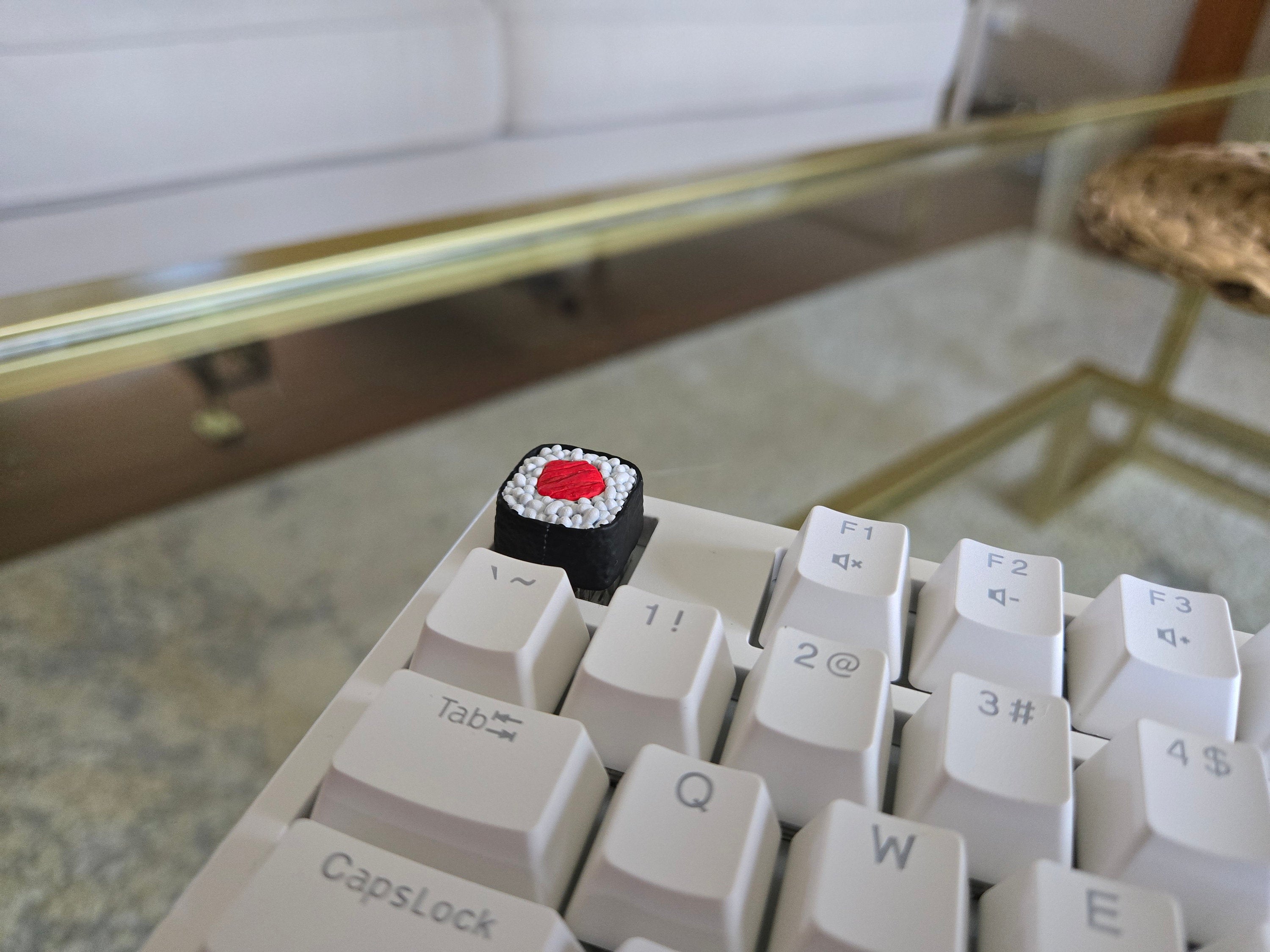 Sushi Keycap - Hand Painted Cute Keycap Designs, Cherry MX