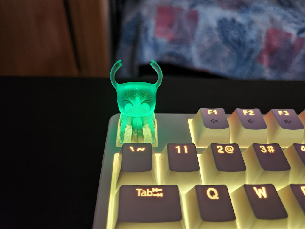 Hollow Knight Keycap - Clear Transparent Cute Keycap Designs, Cherry MX, Multiple Colors