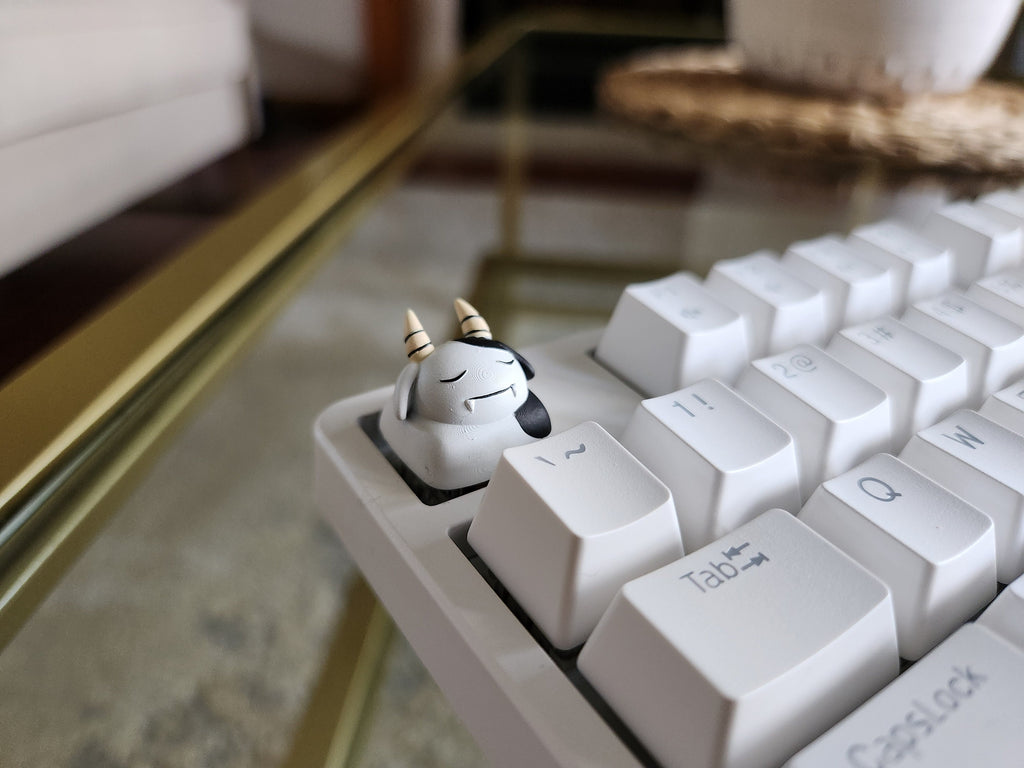 Video Game Pal World Mozzarina Keycap - Hand Painted Cute Keycap Designs, Cherry MX