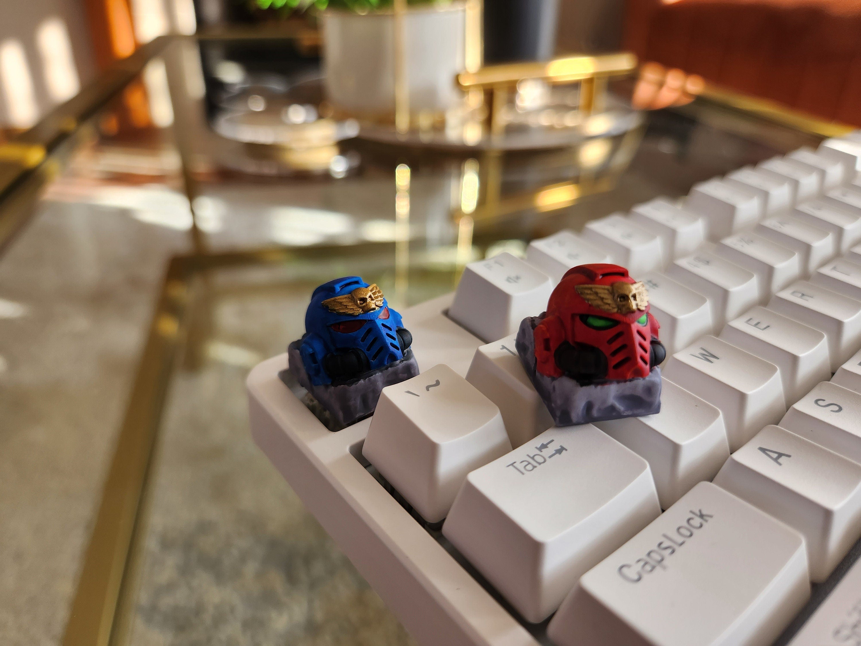 Marine Keycap - Hand Painted Cute Keycap Designs, Cherry MX