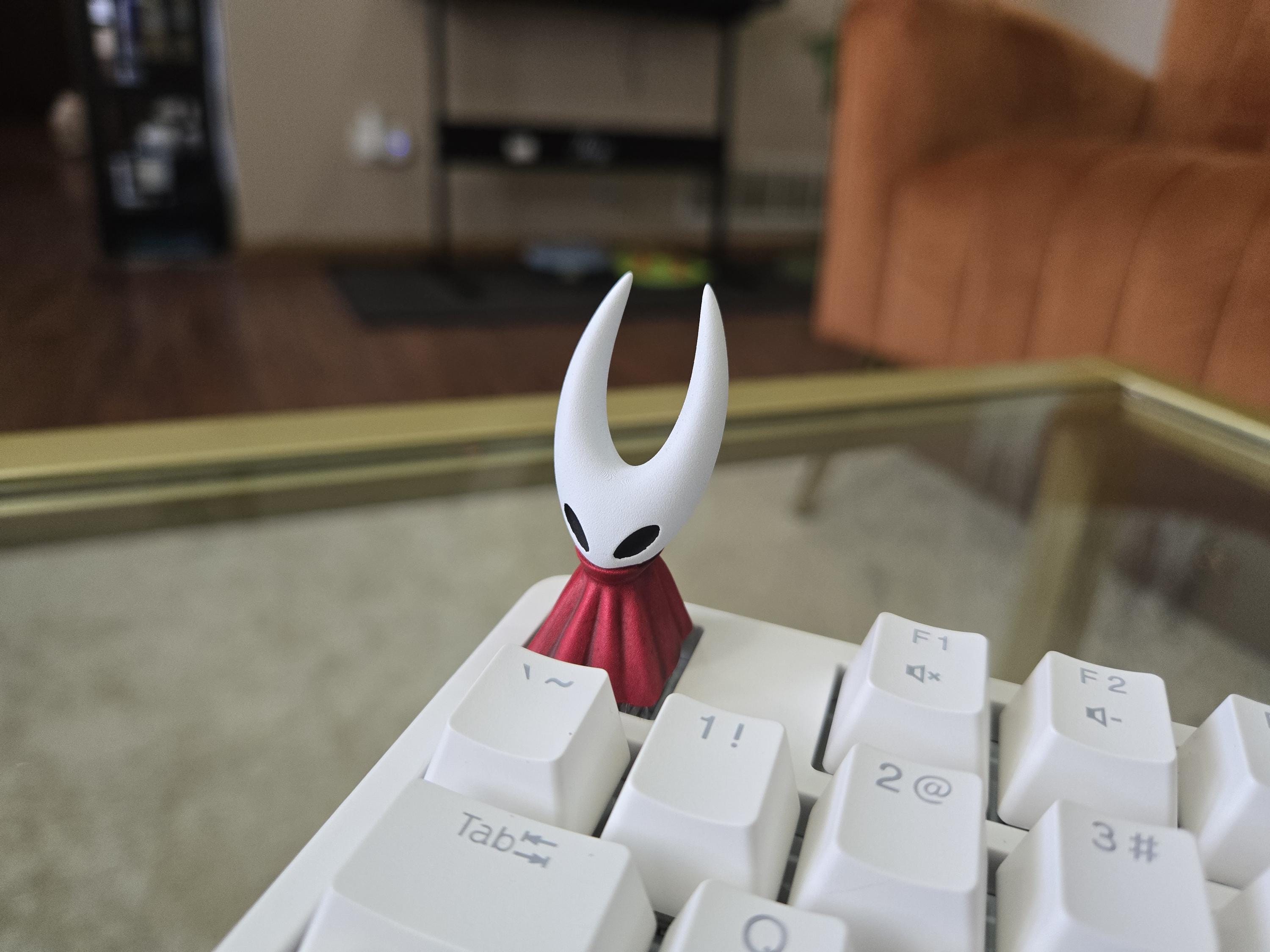 Hollow Knight Hornet Keycap - Hand Painted, Cute Keycap Designs, Cherry MX