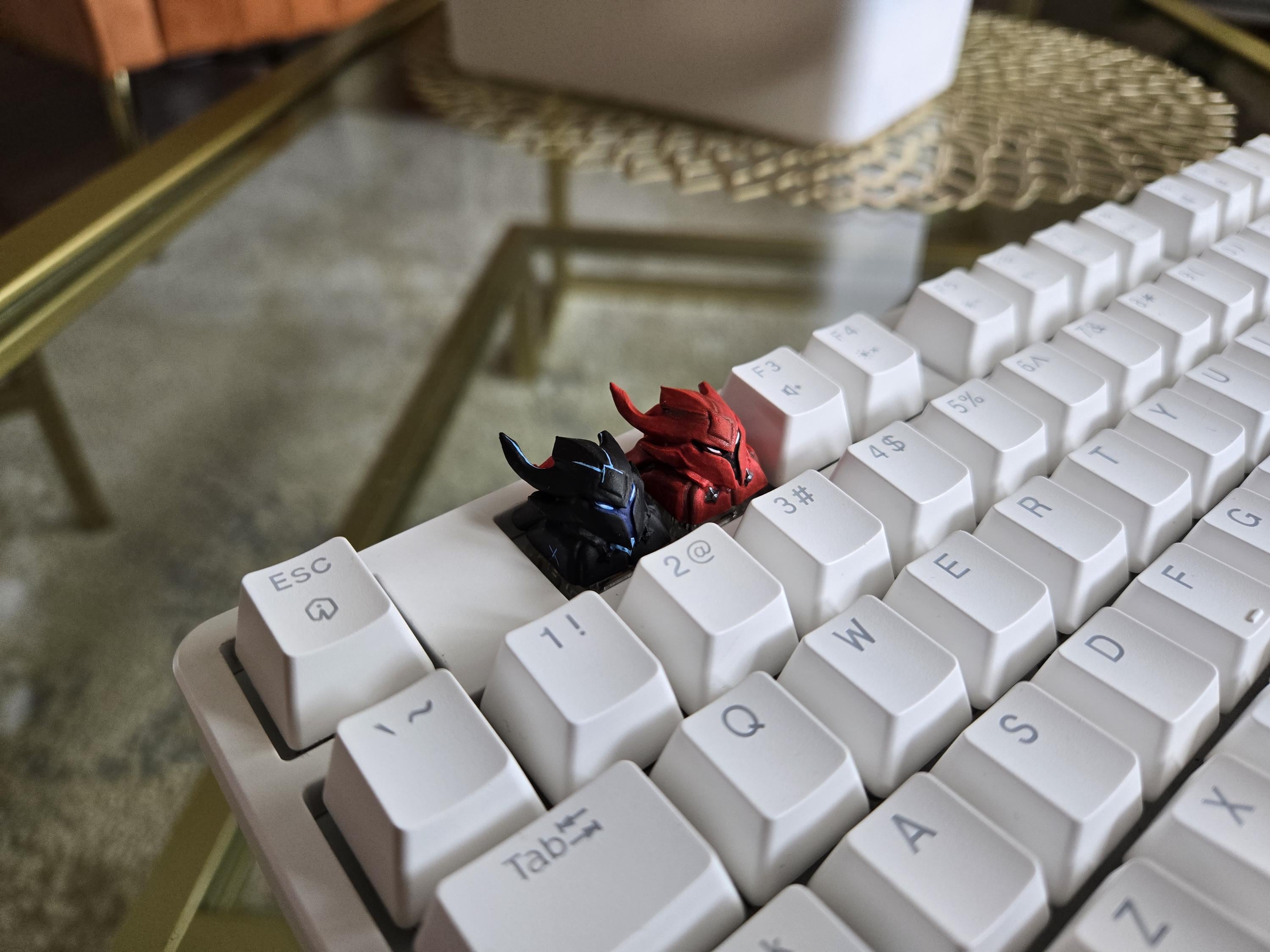 Igris Anime Keycap - Hand Painted, Cute Keycap Designs, Cherry MX