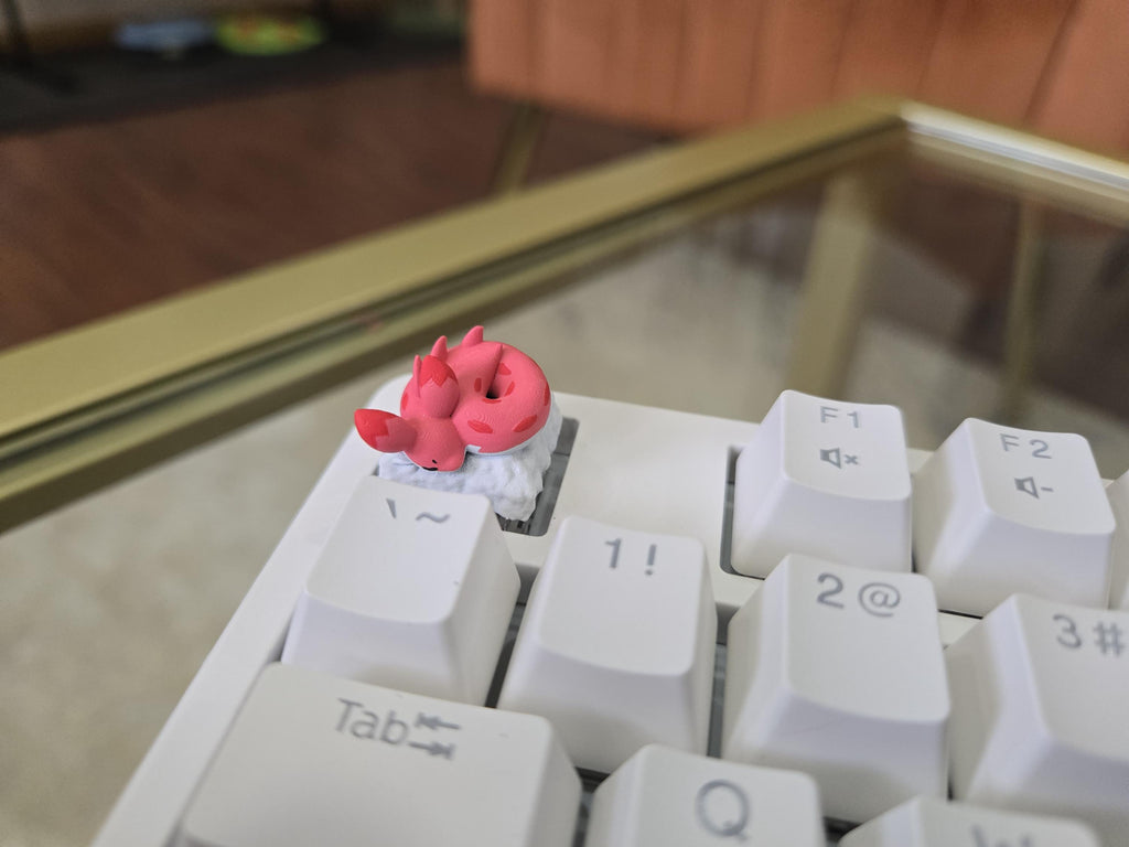 Palworld Chillet Video Game Keycap - Hand Painted, Cute Keycap Designs, Cherry MX
