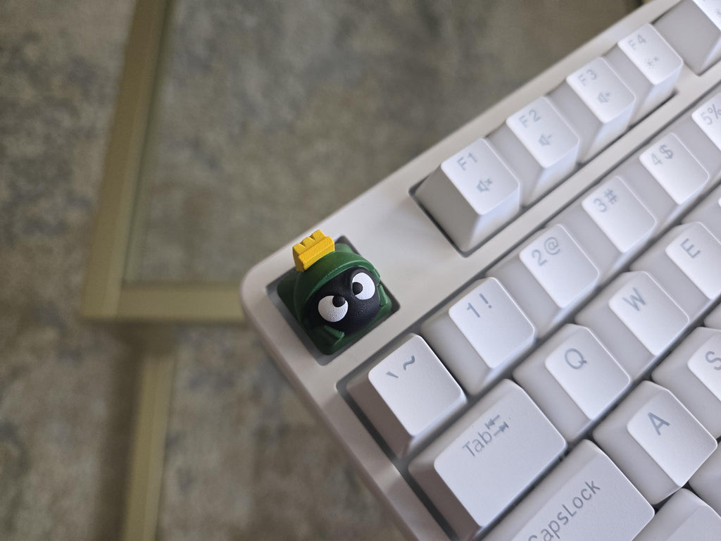 Marvin the Martian Keycap - Hand Painted Cute Keycap Designs, Cherry MX