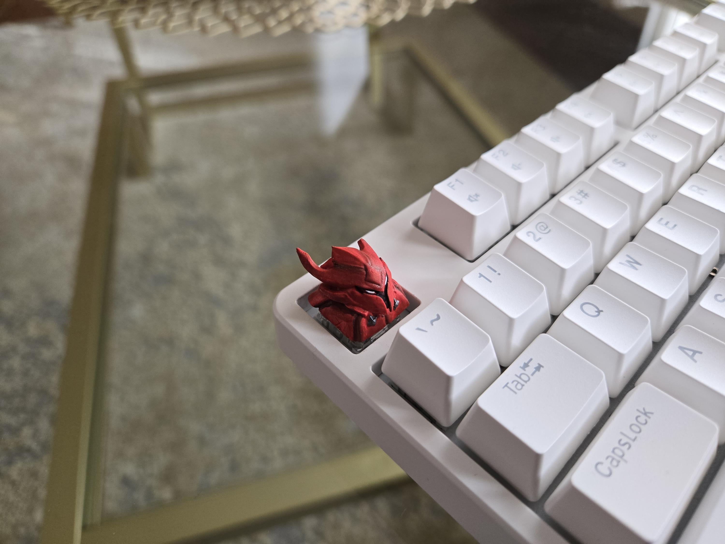 Igris Anime Keycap - Hand Painted, Cute Keycap Designs, Cherry MX