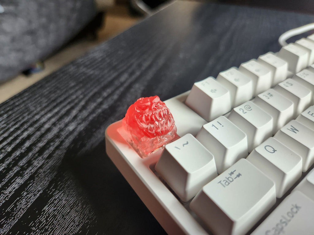 Hollow Pumpkin Keycap - Clear Transparent Cute Keycap Designs, Cherry MX, Multiple Colors