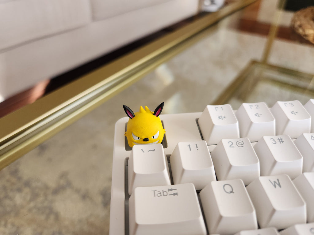 Palworld Grizzbolt Video Game Keycap - Hand Painted, Cute Keycap Designs, Cherry MX