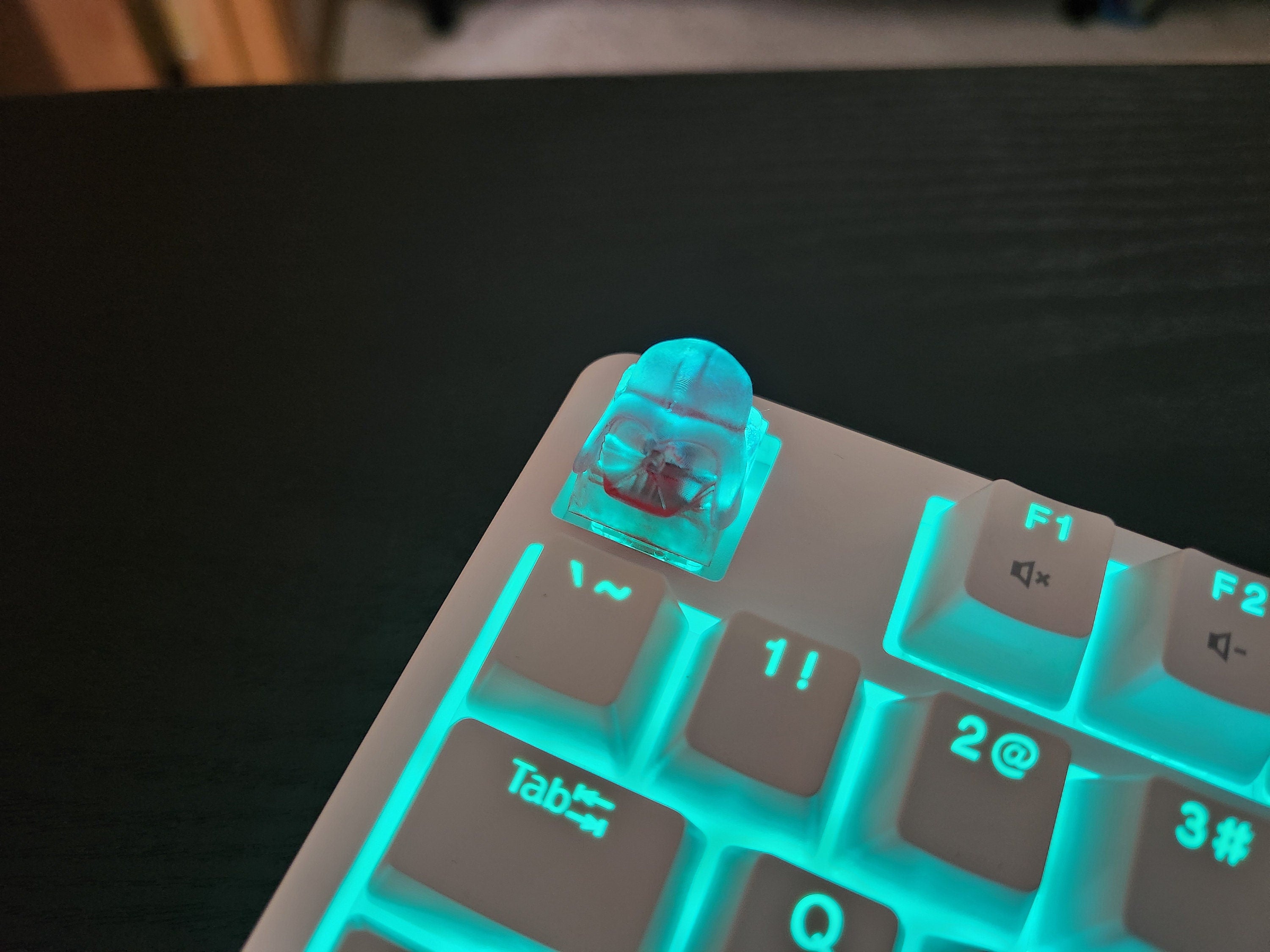 Video Game Keycap - Clear Transparent Cute Keycap Designs, Cherry MX, Multiple Colors