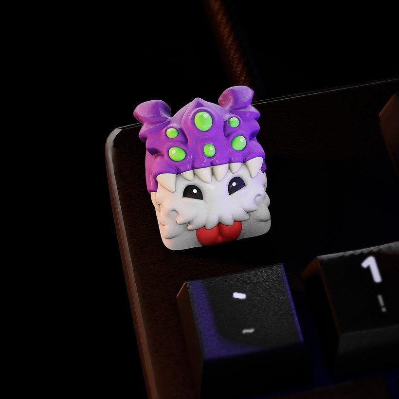 Video Game Keycaps - Hand Painted, Cute Keycap Designs, Cherry MX, LoL