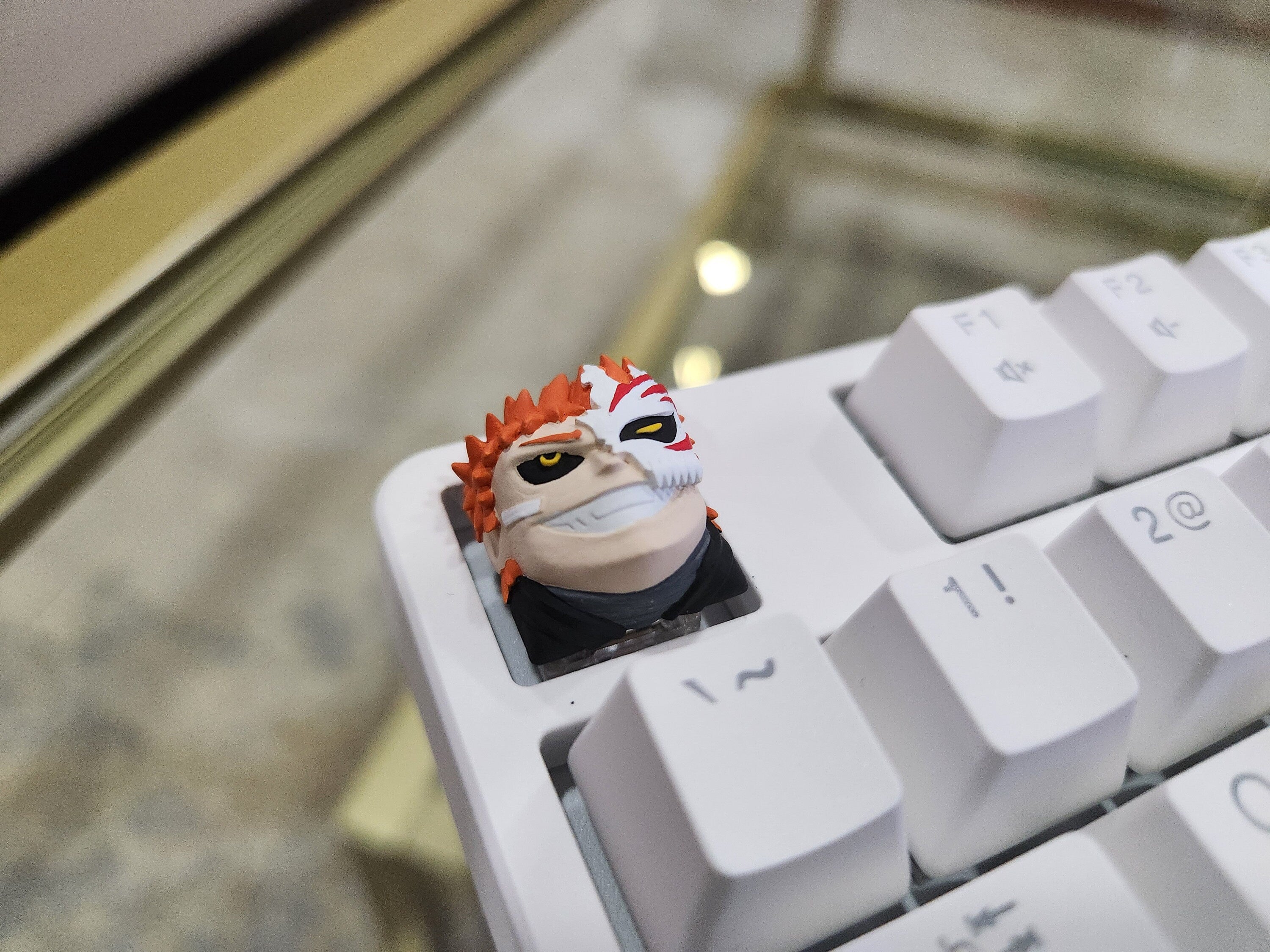 Anime Keycap - Hand Painted, Cute Keycap Designs, Cherry MX
